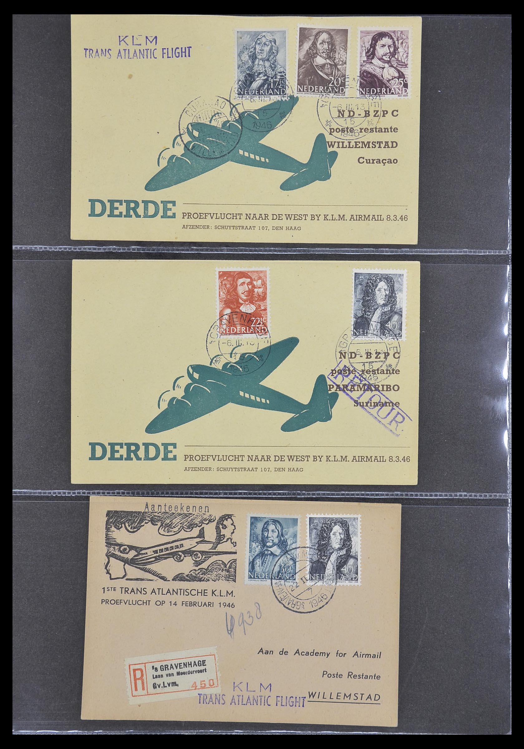 33330 165 - Stamp collection 33330 Netherlands covers 1852-1959.