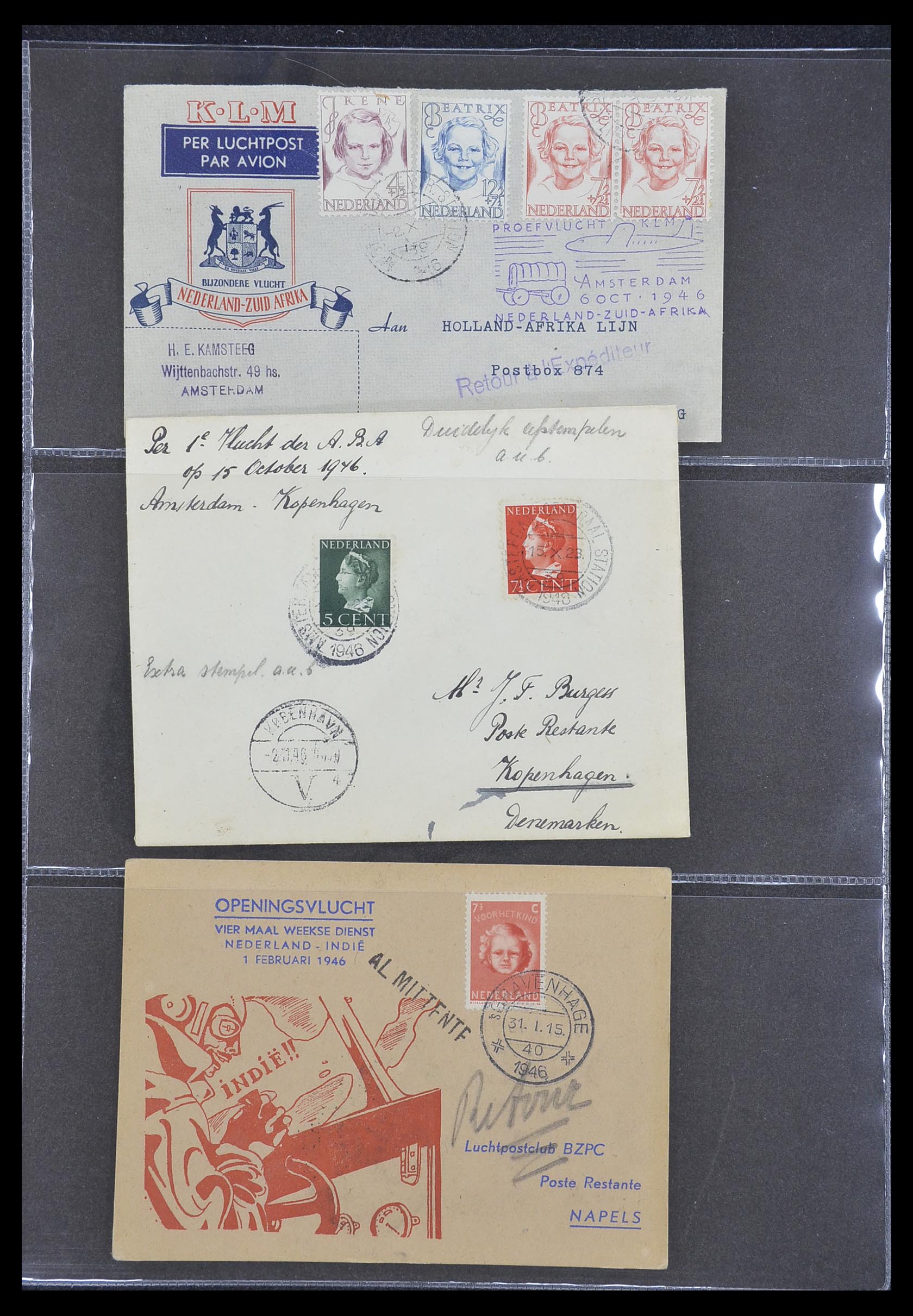 33330 167 - Stamp collection 33330 Netherlands covers 1852-1959.