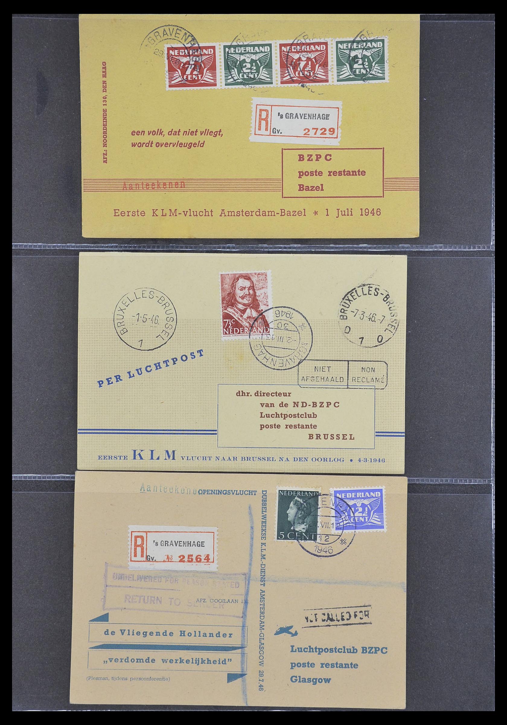 33330 169 - Stamp collection 33330 Netherlands covers 1852-1959.