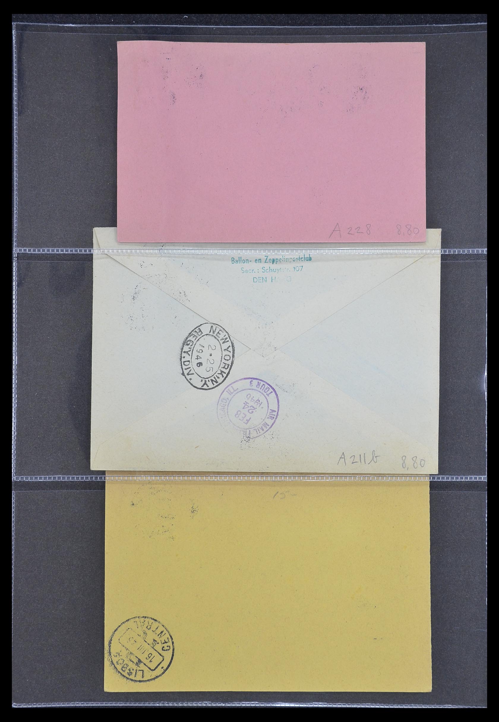 33330 172 - Stamp collection 33330 Netherlands covers 1852-1959.