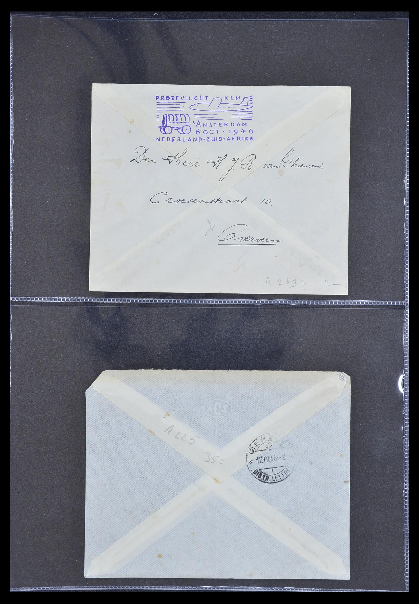 33330 174 - Stamp collection 33330 Netherlands covers 1852-1959.