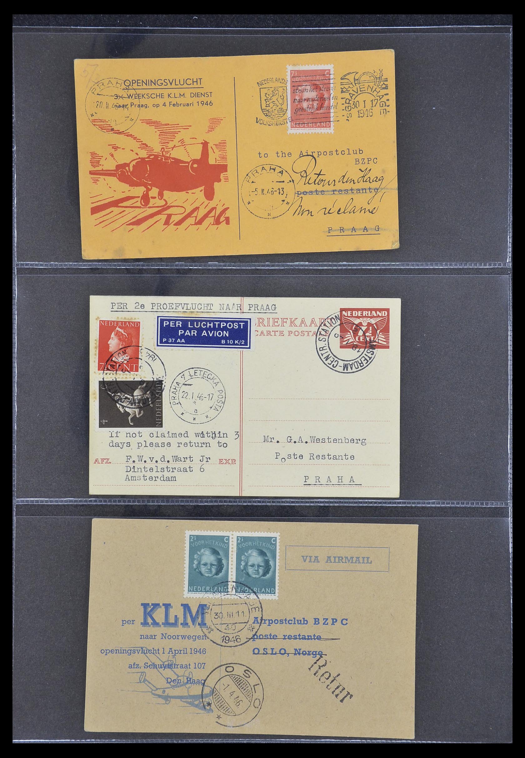 33330 175 - Stamp collection 33330 Netherlands covers 1852-1959.