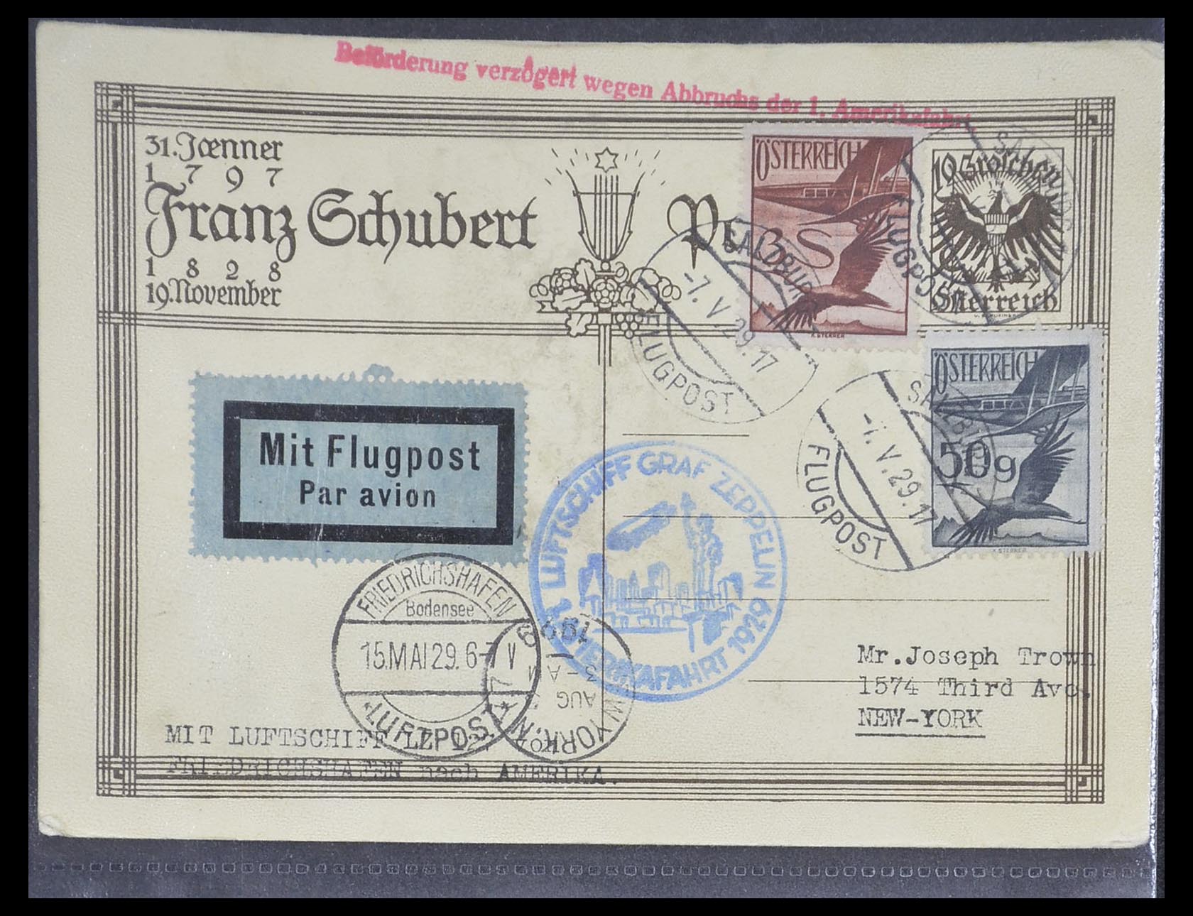 33331 001 - Stamp collection 33331 Zeppelin covers 1929-1931.