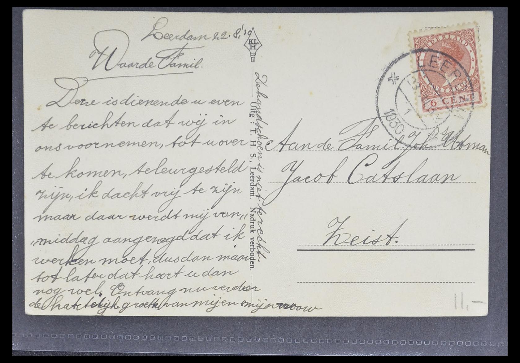33331 011 - Postzegelverzameling 33331 Zeppelin brieven 1929-1931.