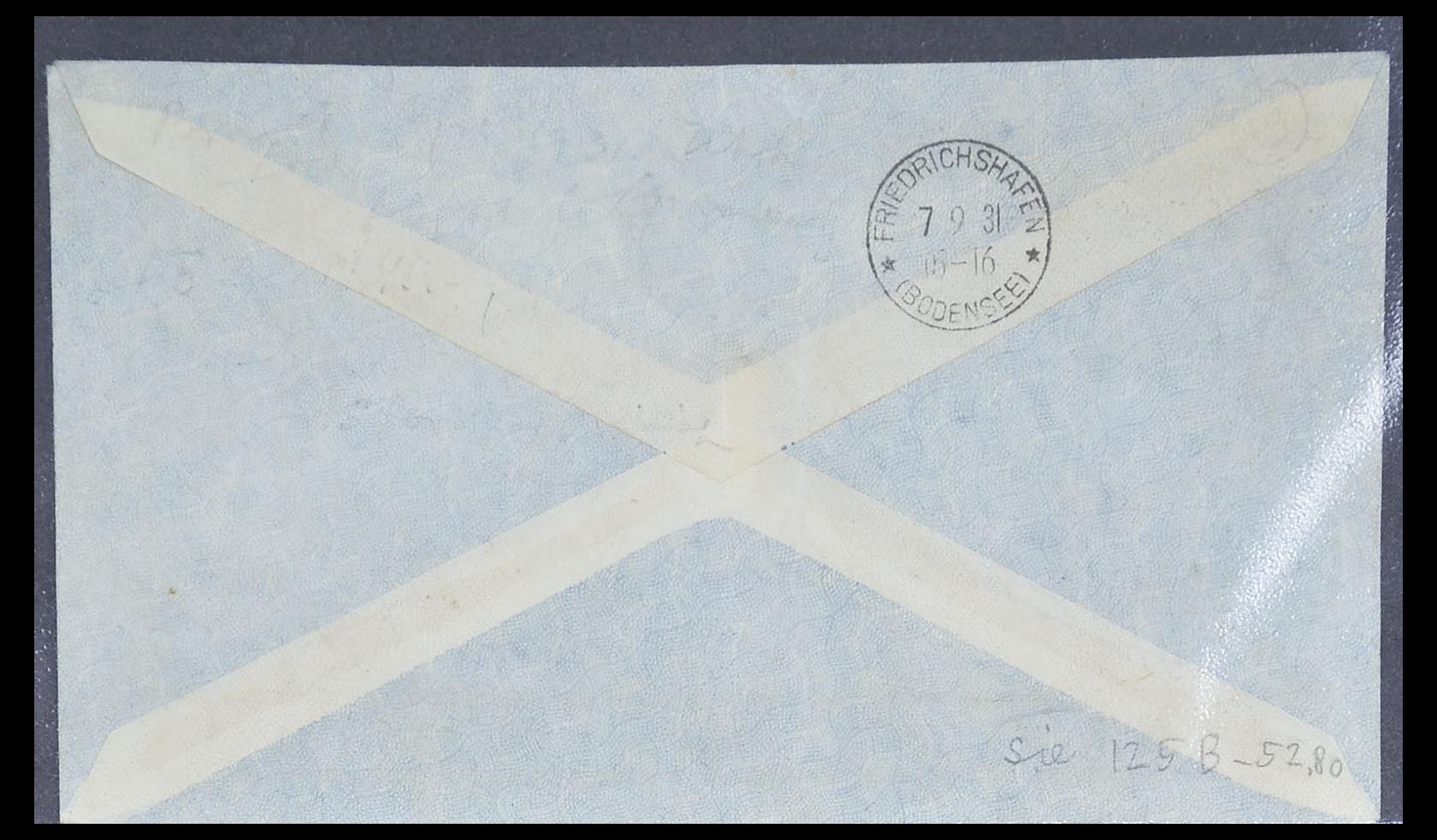 33331 026 - Postzegelverzameling 33331 Zeppelin brieven 1929-1931.