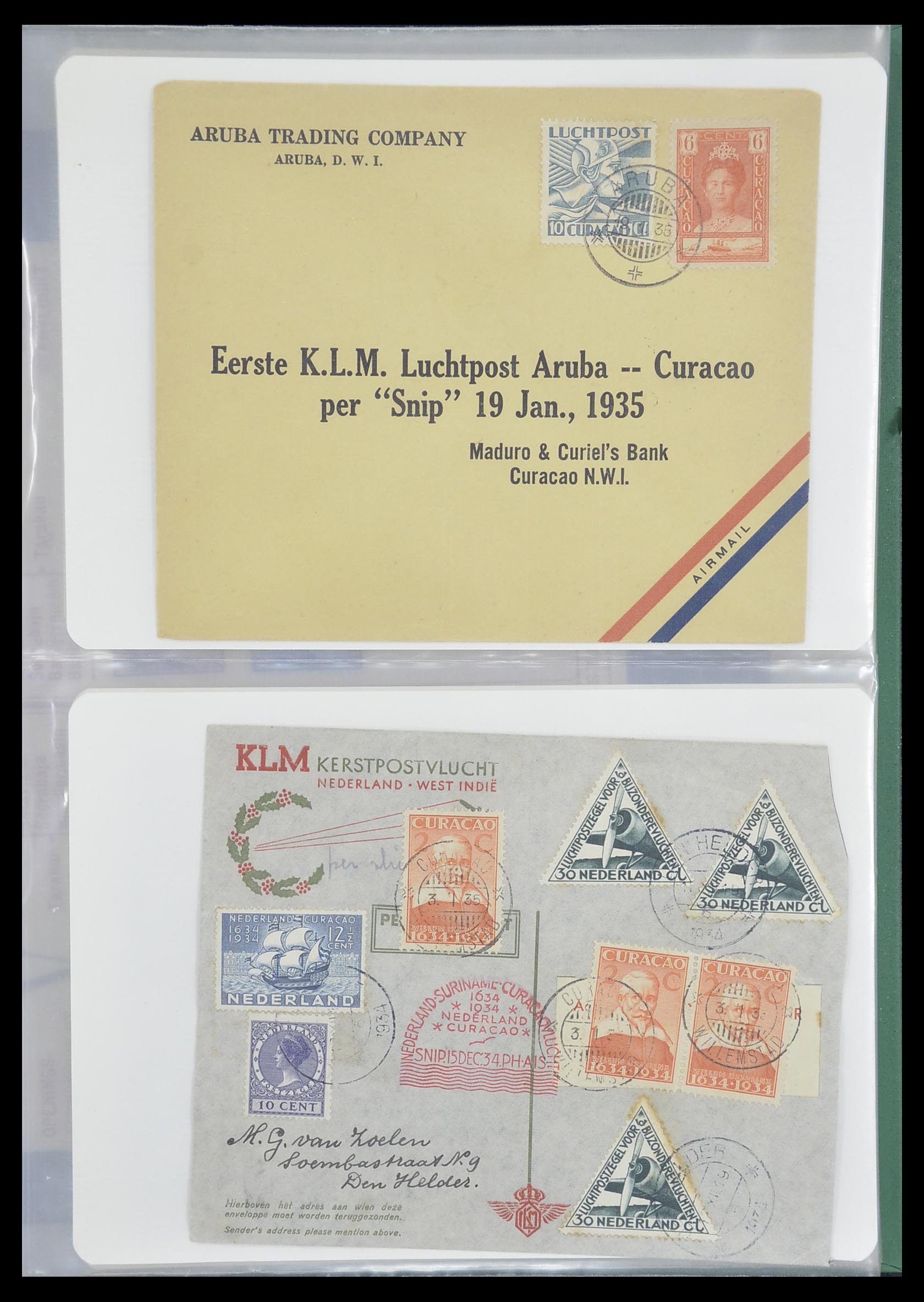 33333 017 - Postzegelverzameling 33333 Overzee brieven 1873-1959.