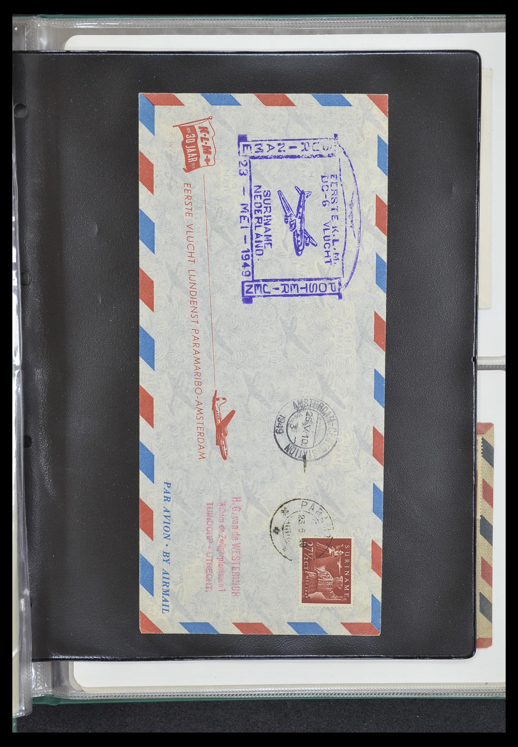 33333 048 - Postzegelverzameling 33333 Overzee brieven 1873-1959.