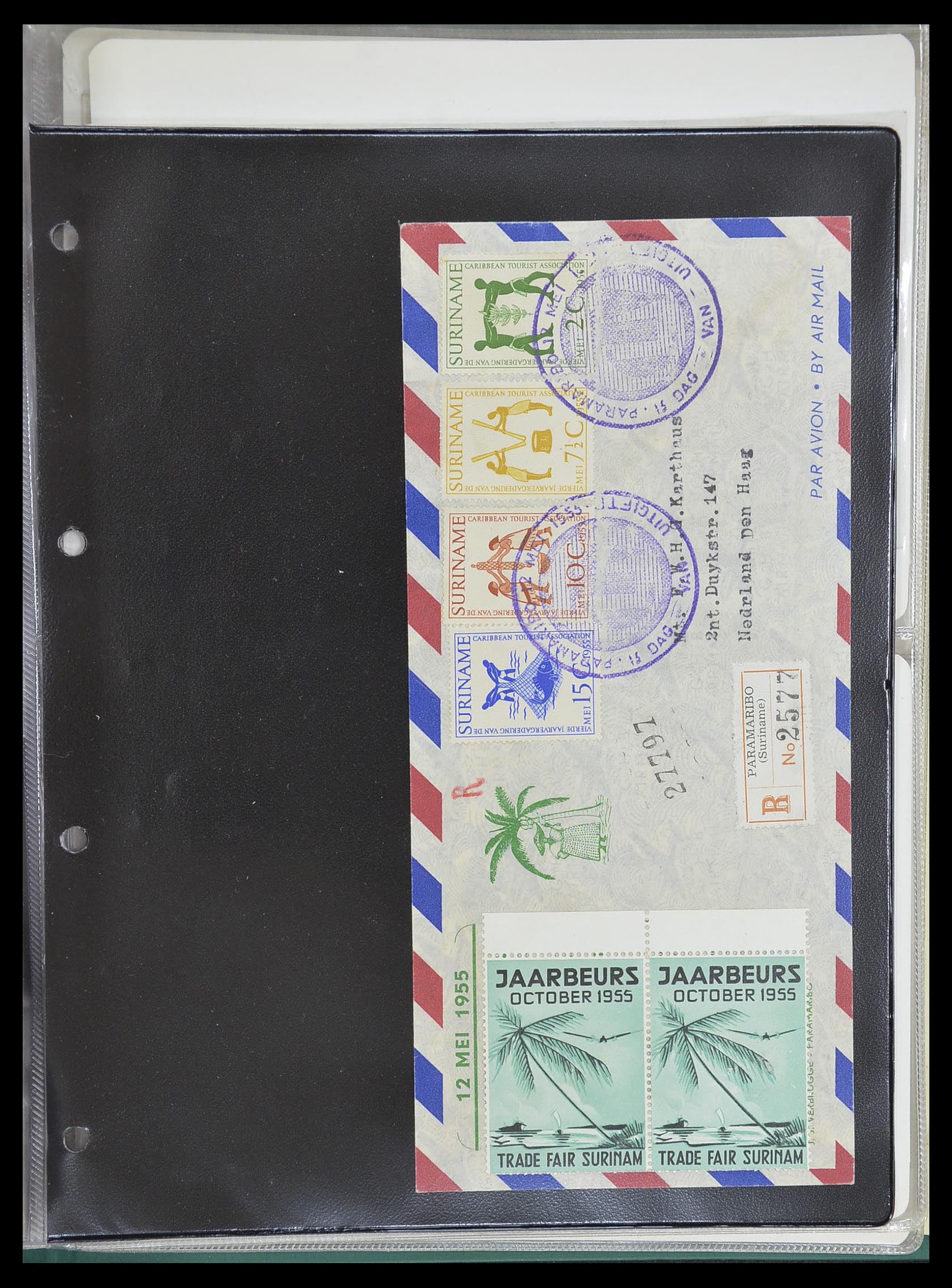 33333 062 - Postzegelverzameling 33333 Overzee brieven 1873-1959.
