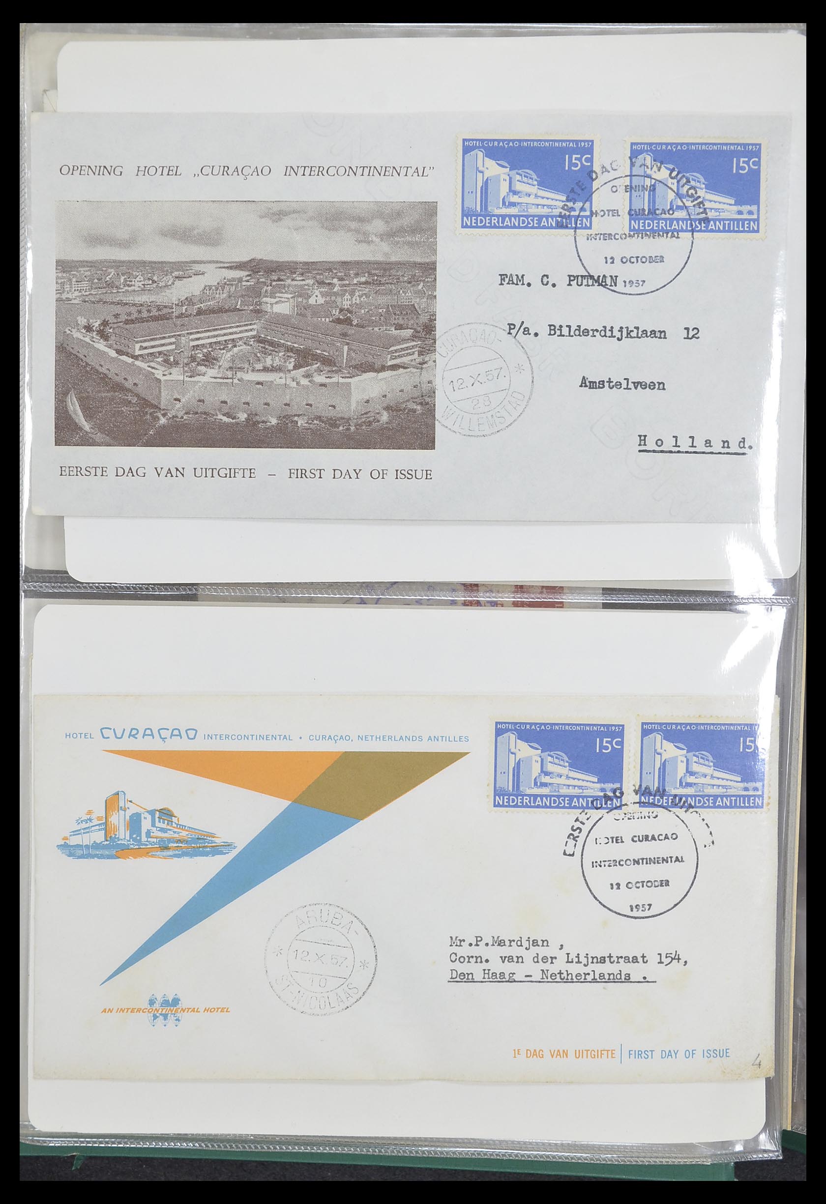 33333 067 - Postzegelverzameling 33333 Overzee brieven 1873-1959.