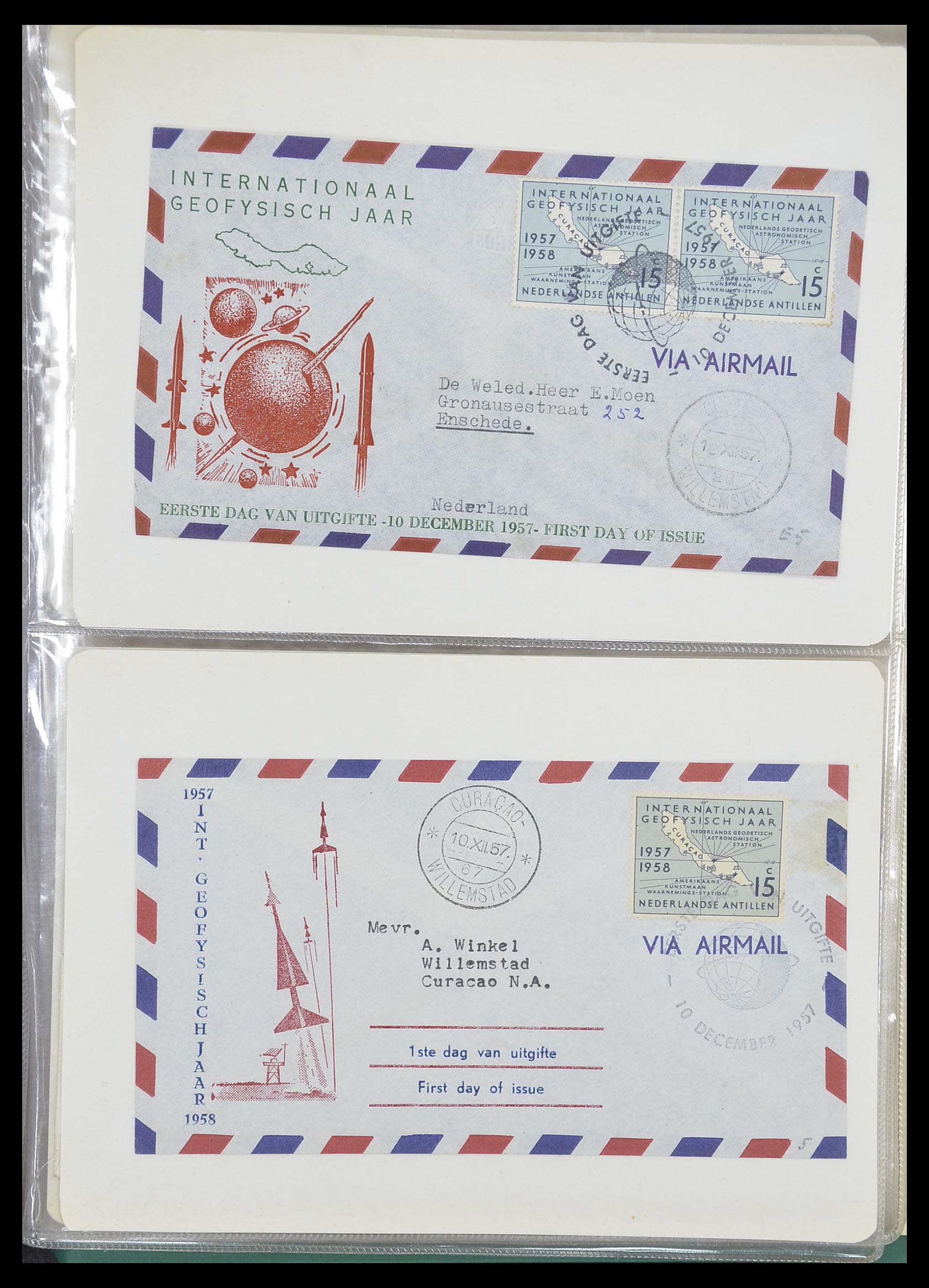 33333 070 - Postzegelverzameling 33333 Overzee brieven 1873-1959.