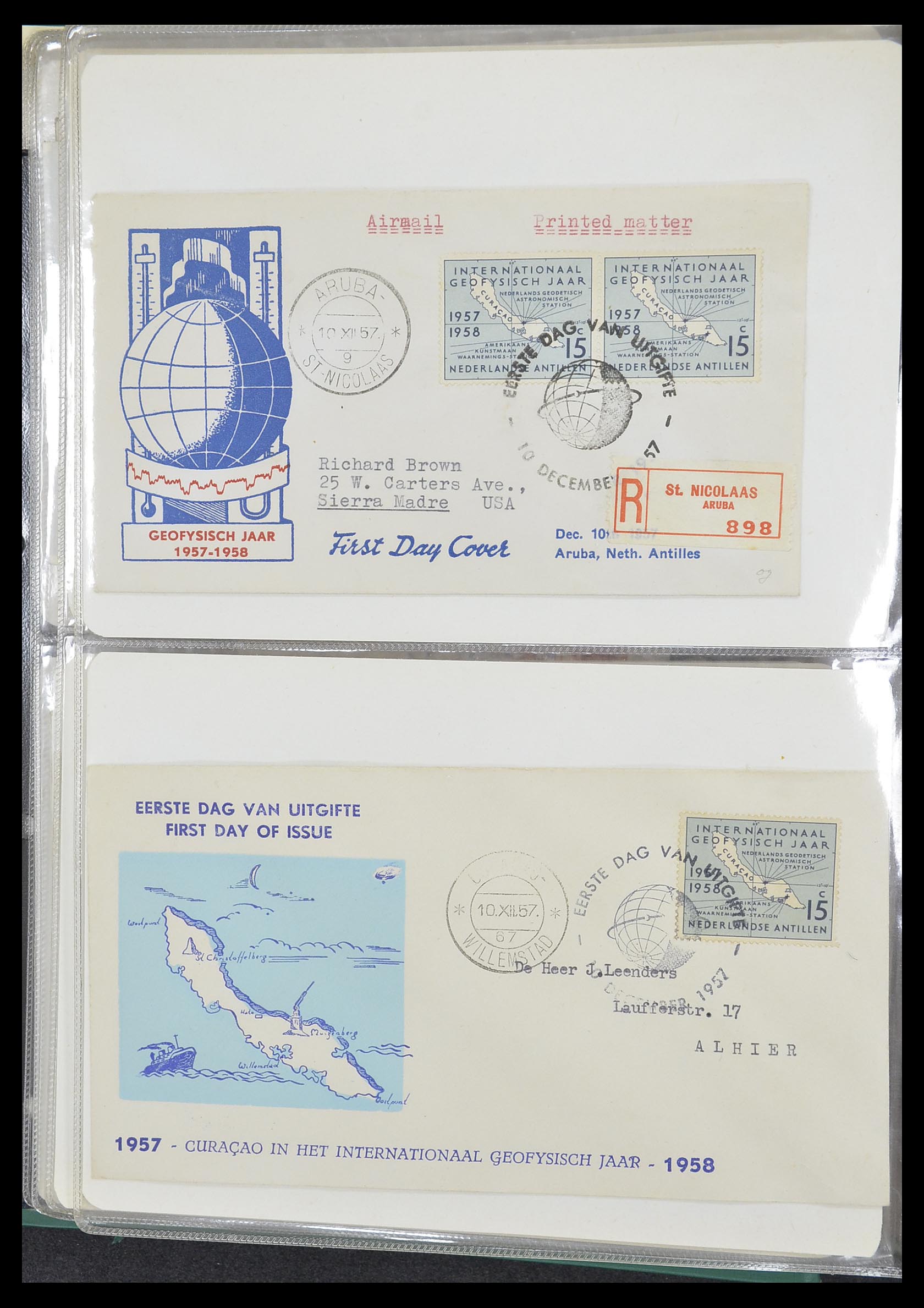 33333 071 - Postzegelverzameling 33333 Overzee brieven 1873-1959.