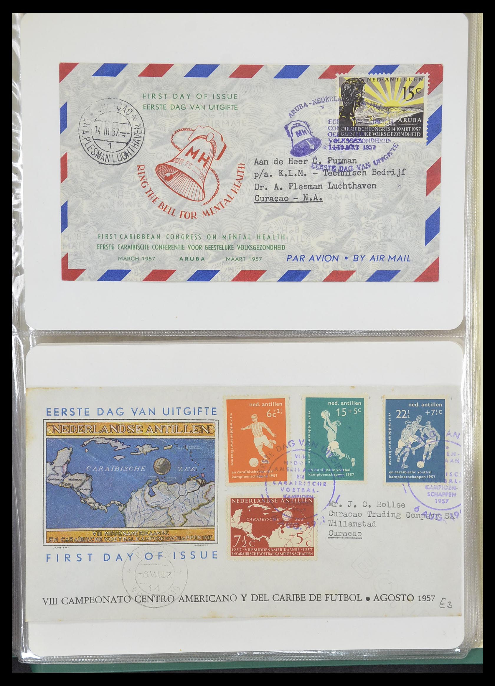 33333 074 - Postzegelverzameling 33333 Overzee brieven 1873-1959.
