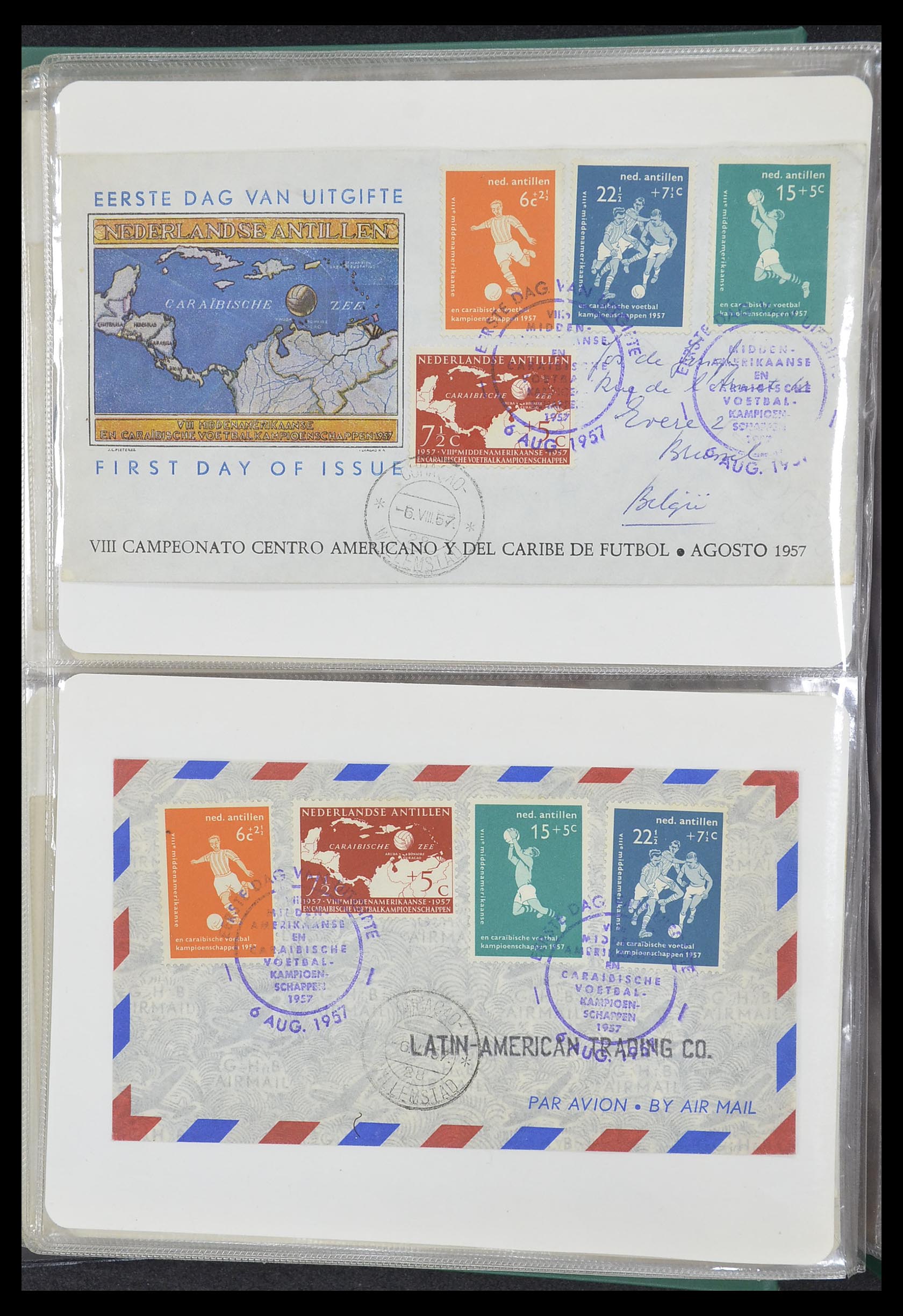 33333 075 - Postzegelverzameling 33333 Overzee brieven 1873-1959.