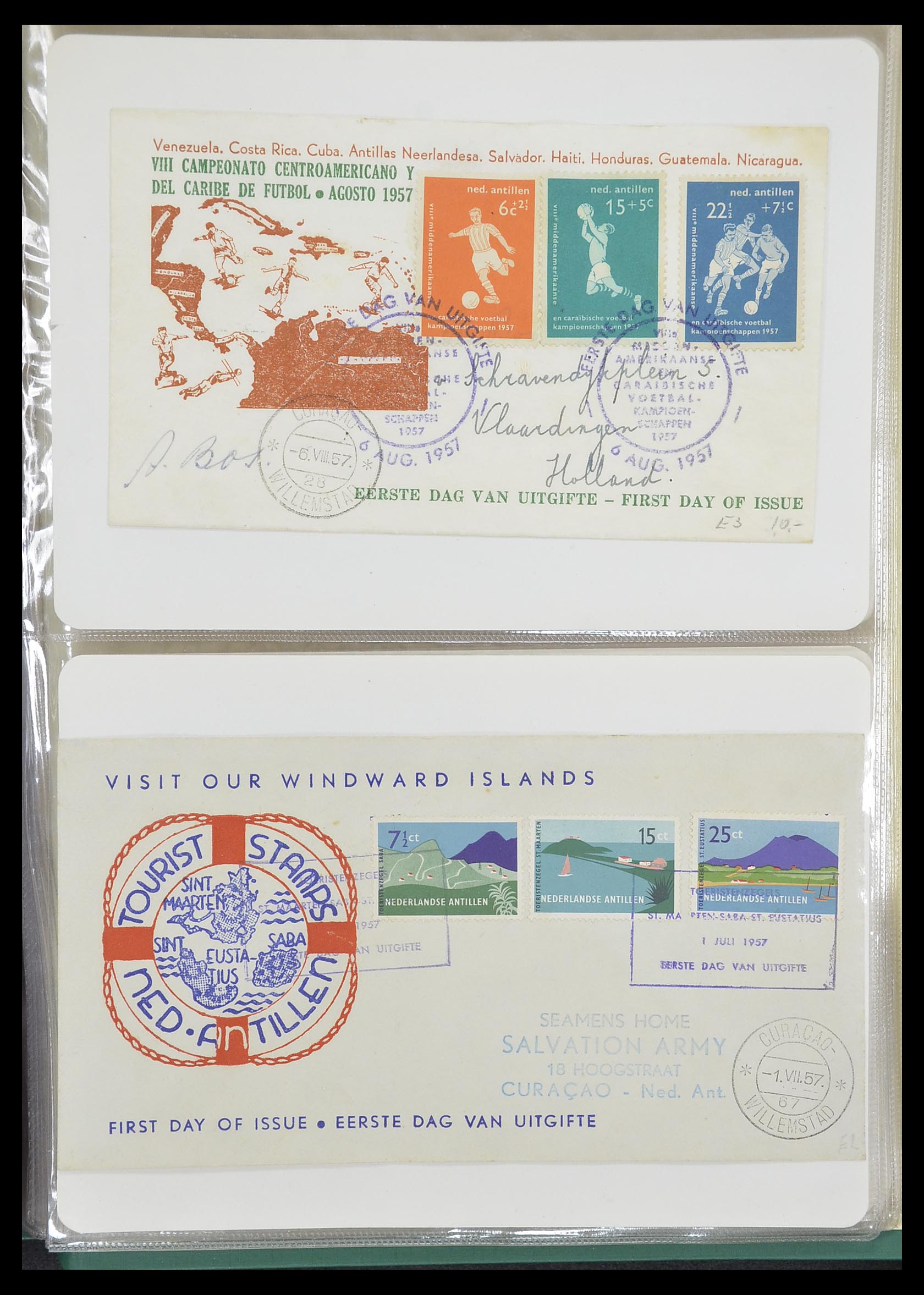 33333 076 - Postzegelverzameling 33333 Overzee brieven 1873-1959.