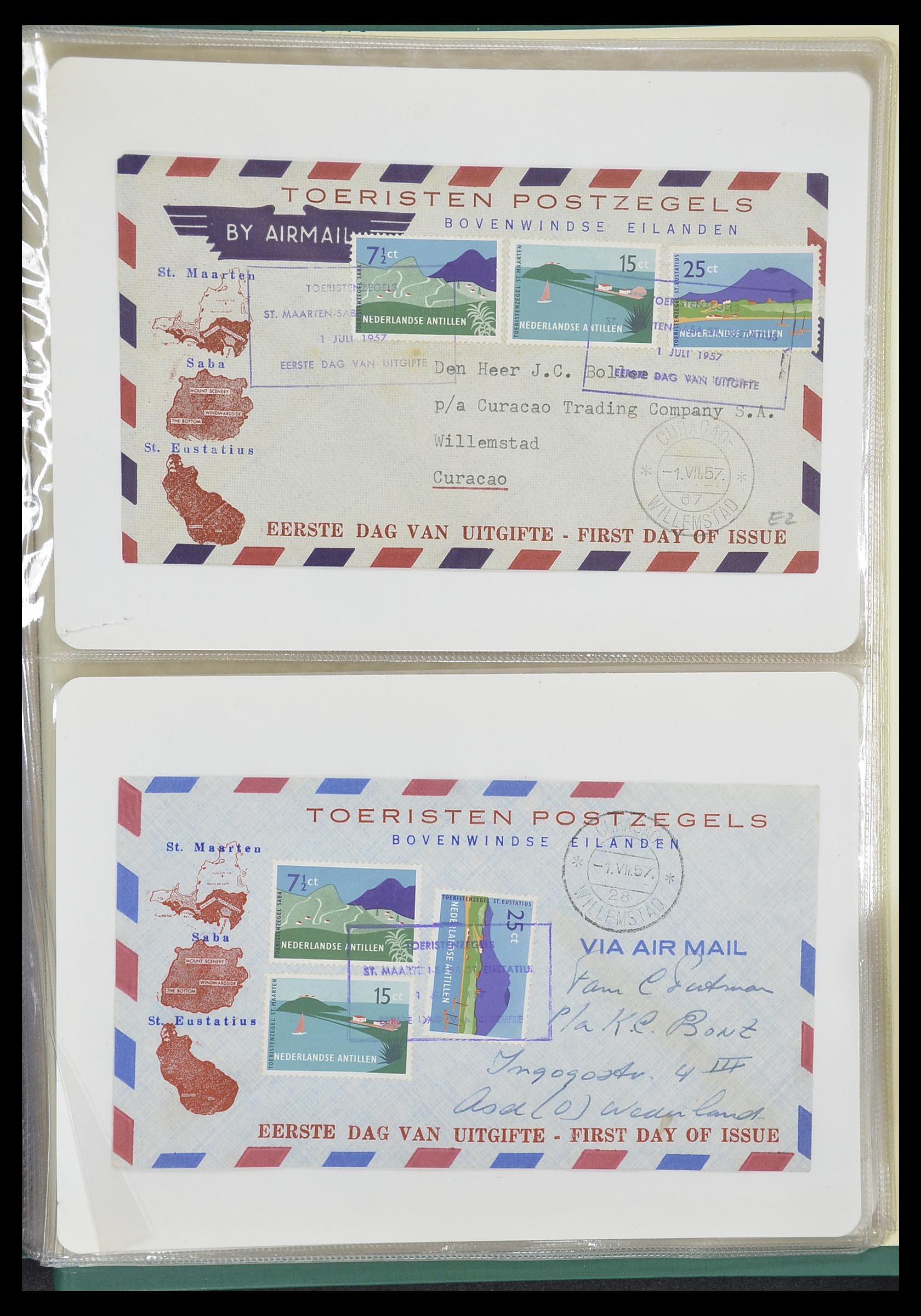 33333 078 - Postzegelverzameling 33333 Overzee brieven 1873-1959.