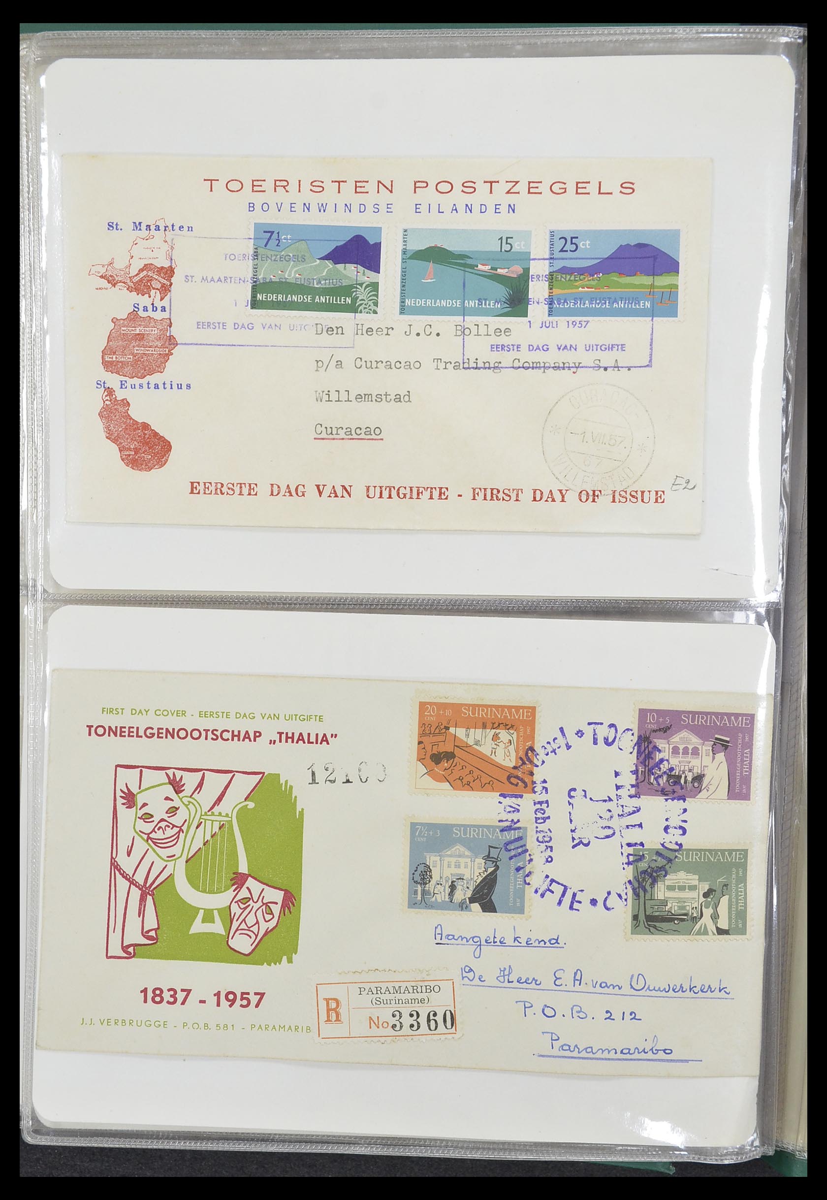 33333 079 - Postzegelverzameling 33333 Overzee brieven 1873-1959.