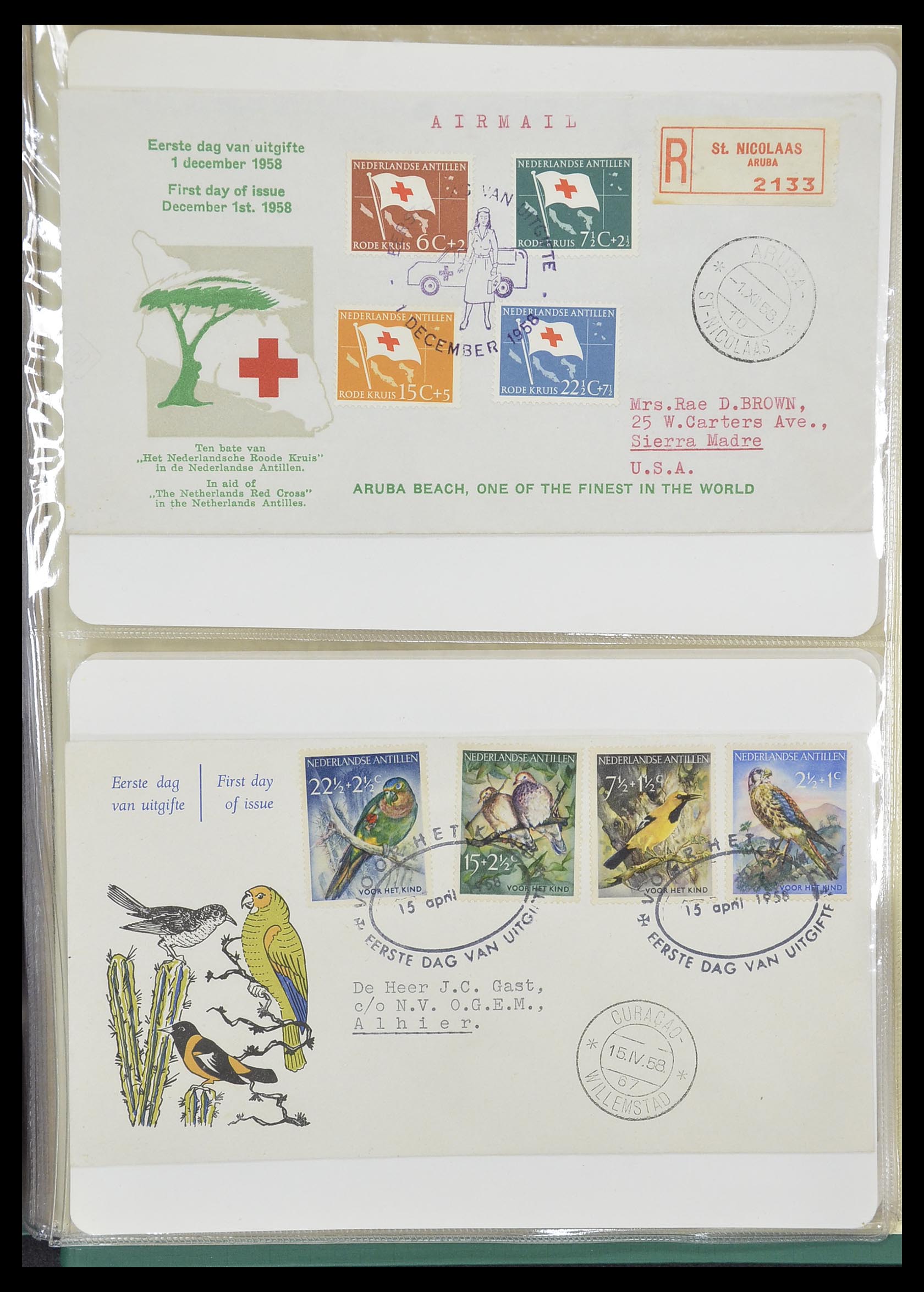 33333 080 - Postzegelverzameling 33333 Overzee brieven 1873-1959.