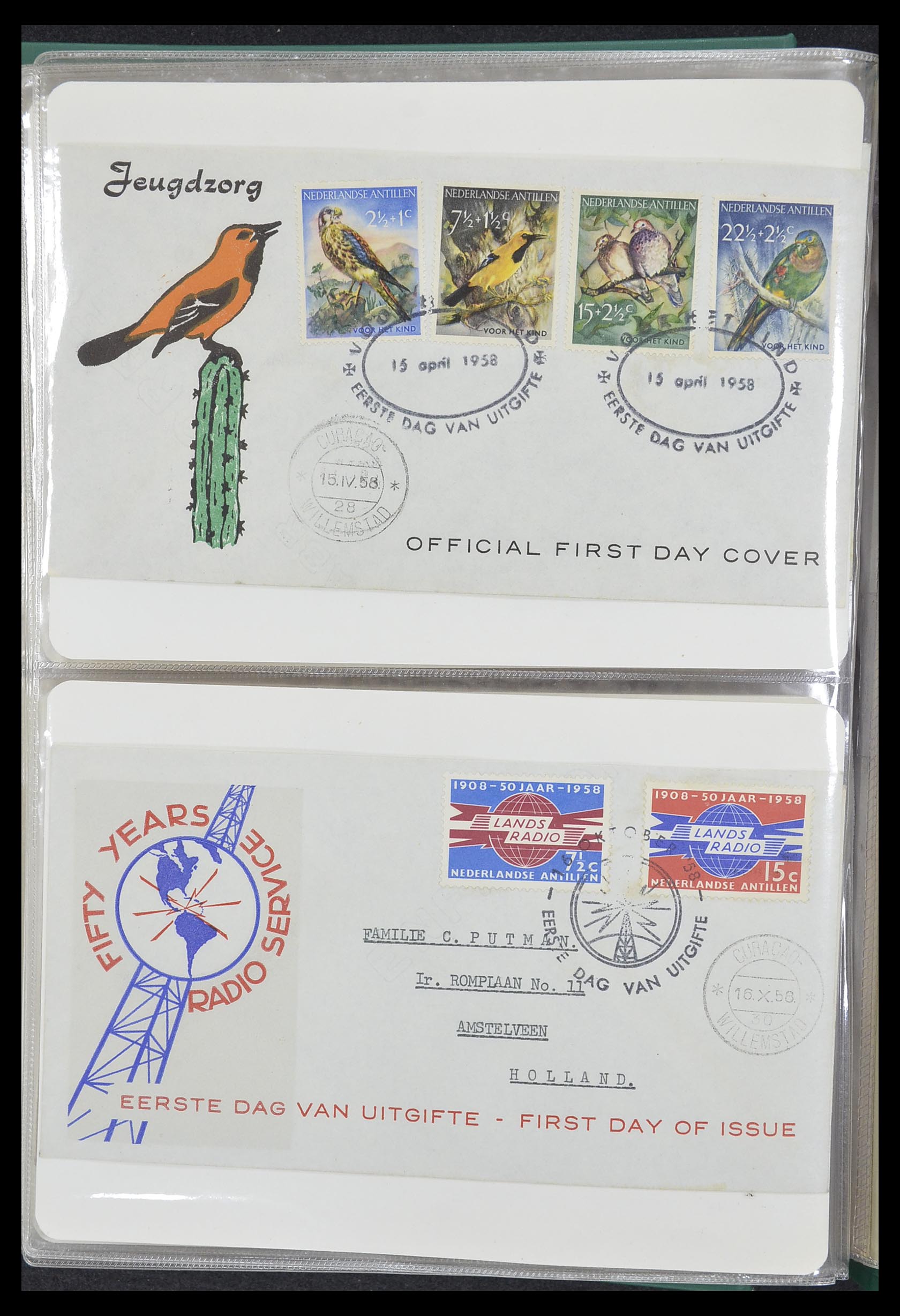 33333 081 - Postzegelverzameling 33333 Overzee brieven 1873-1959.