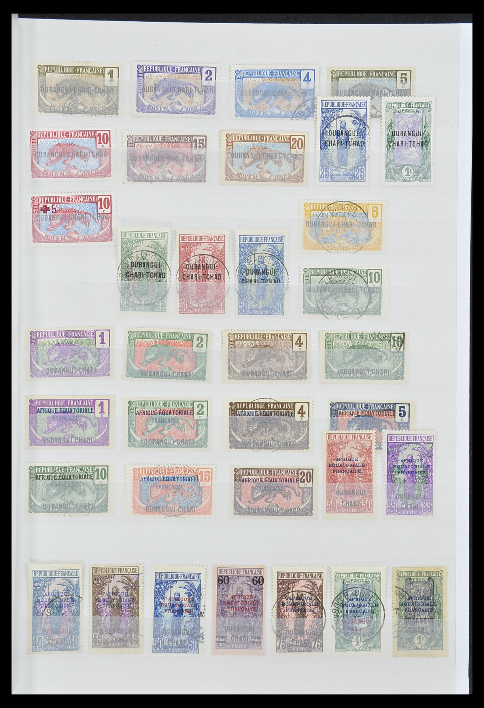 33337 001 - Postzegelverzameling 33337 Franse koloniën 1870-1996.