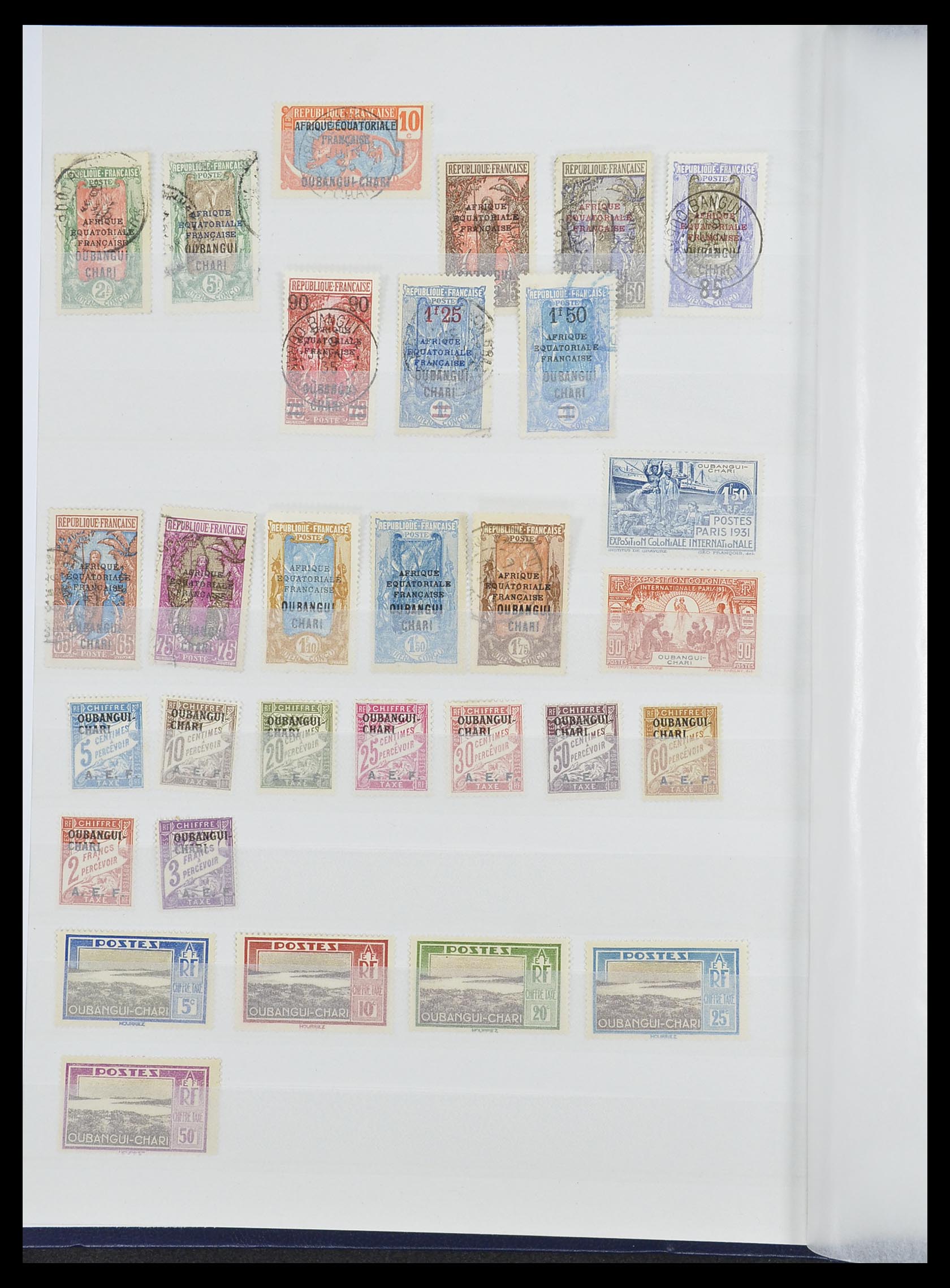33337 002 - Postzegelverzameling 33337 Franse koloniën 1870-1996.