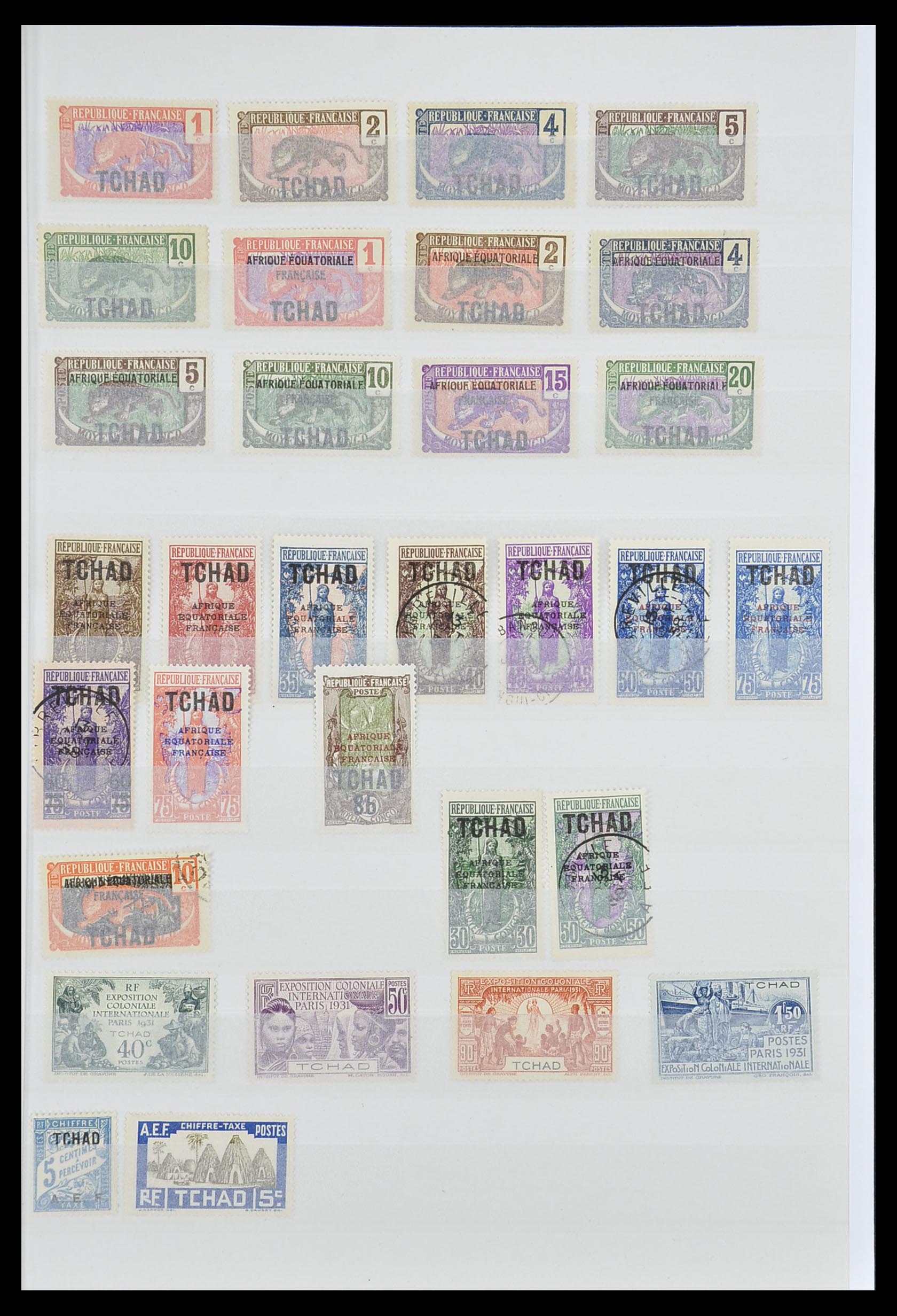 33337 003 - Postzegelverzameling 33337 Franse koloniën 1870-1996.