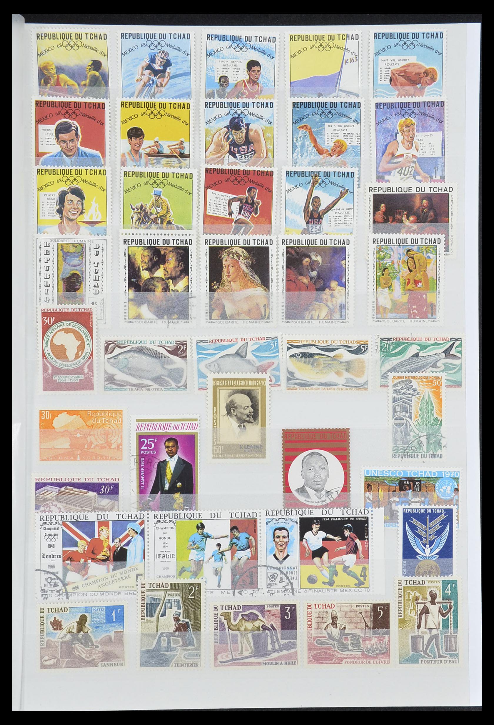 33337 007 - Postzegelverzameling 33337 Franse koloniën 1870-1996.