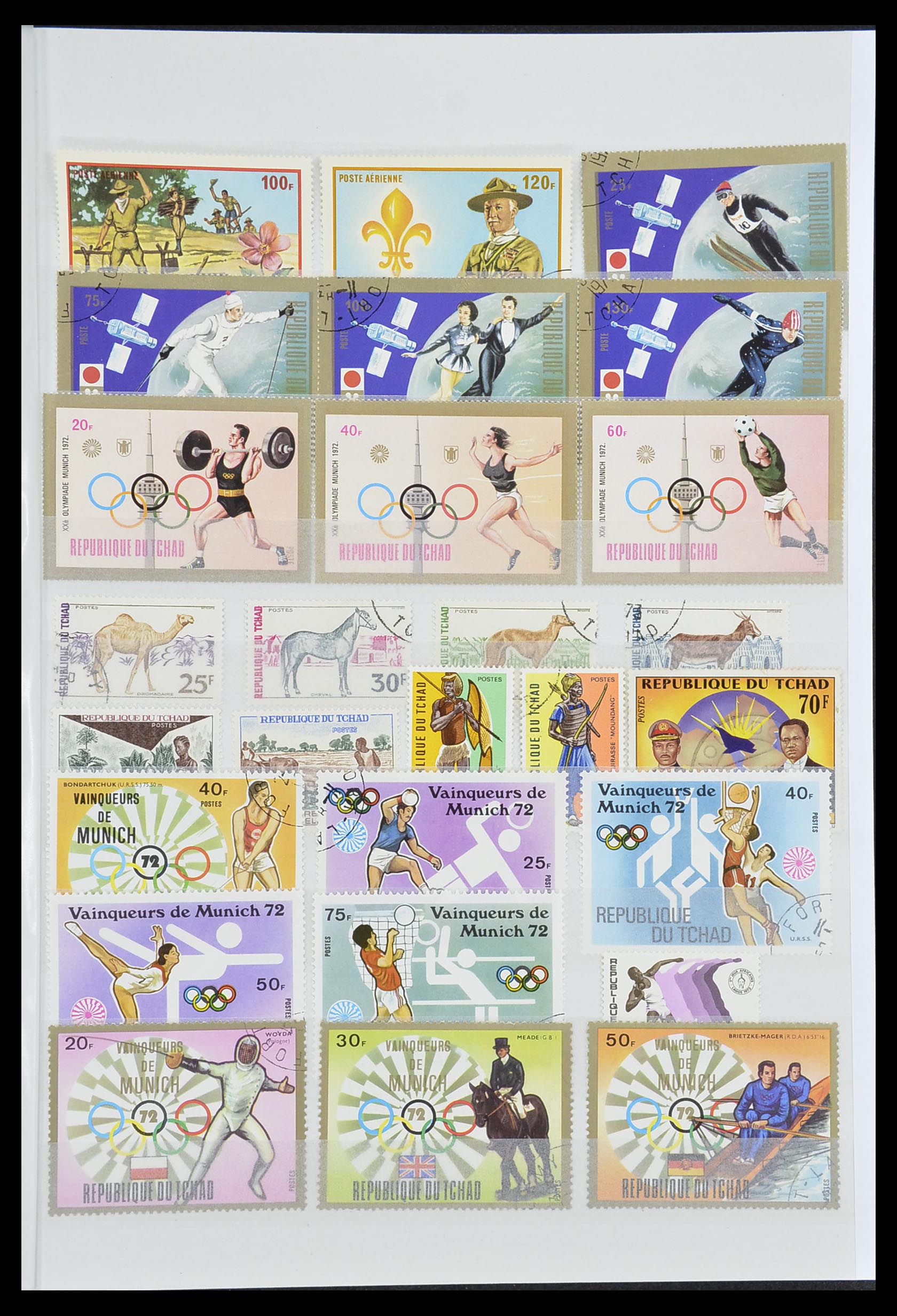 33337 009 - Postzegelverzameling 33337 Franse koloniën 1870-1996.