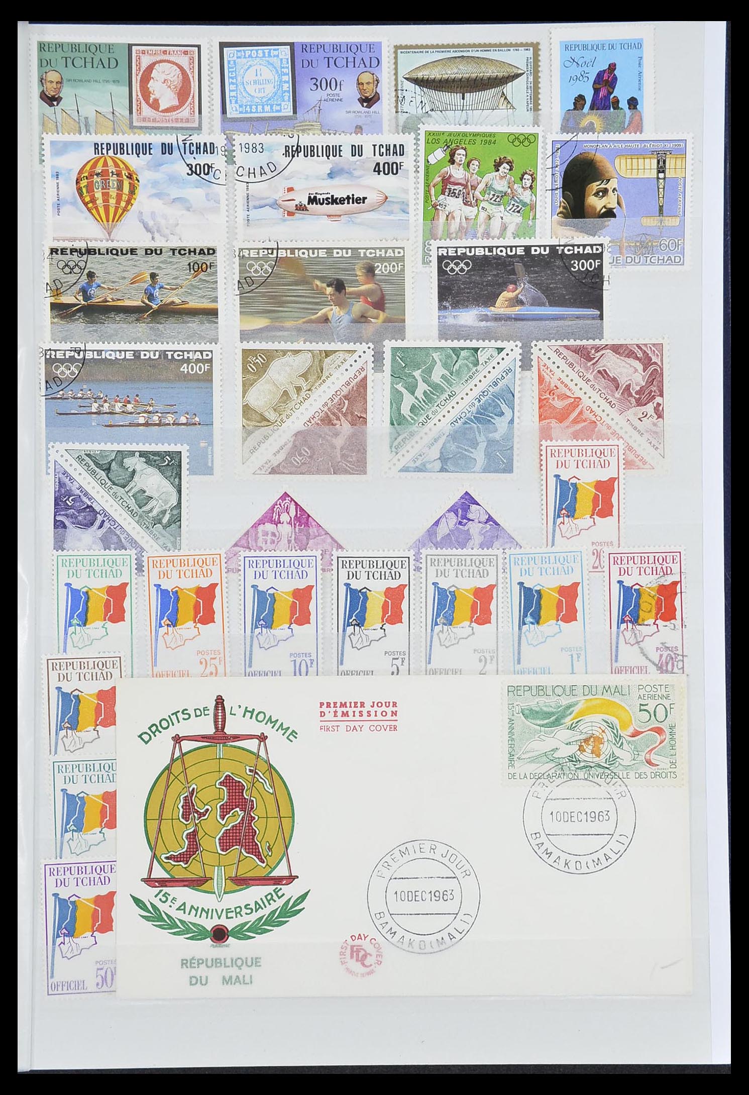 33337 021 - Postzegelverzameling 33337 Franse koloniën 1870-1996.