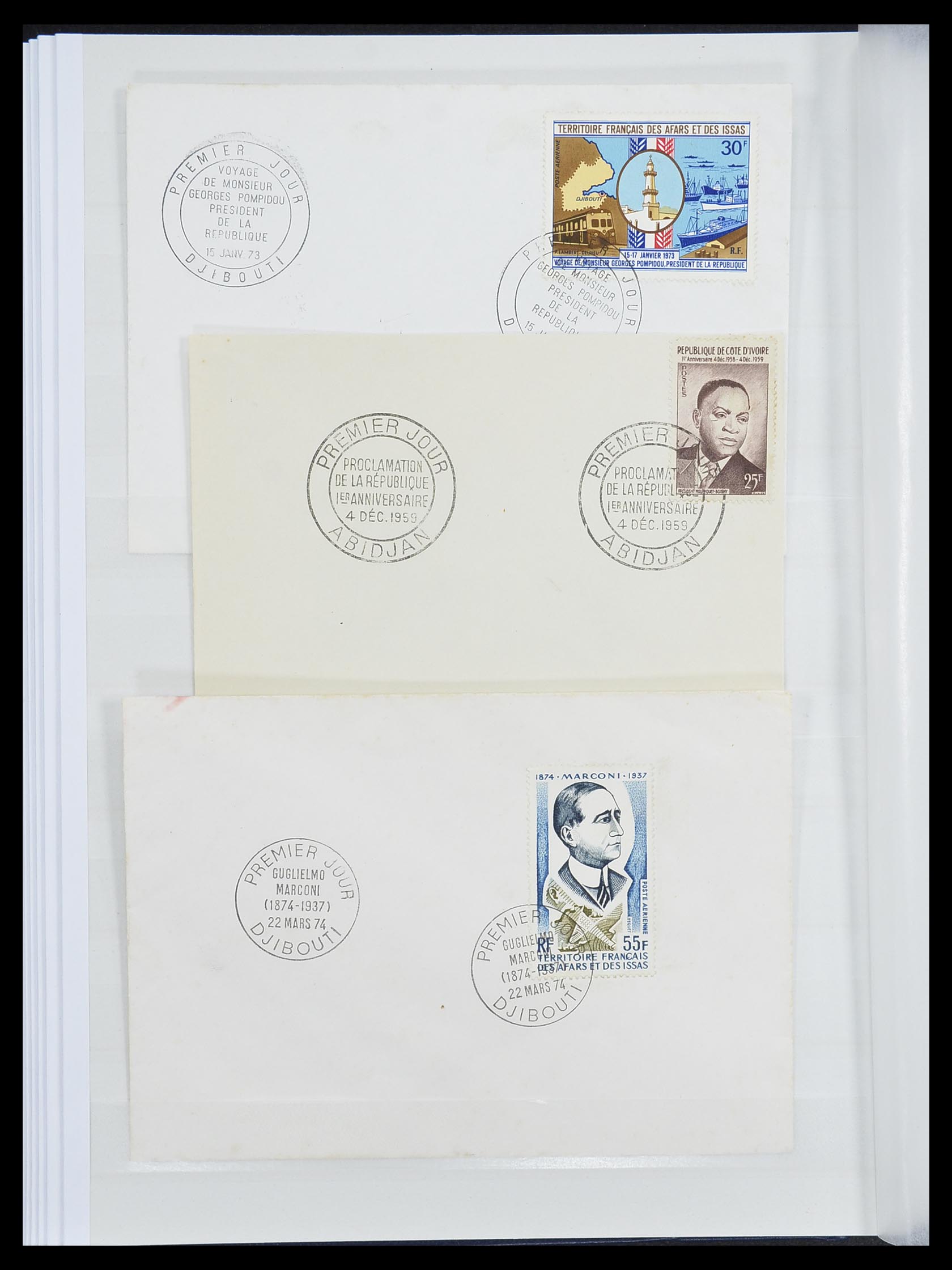 33337 022 - Postzegelverzameling 33337 Franse koloniën 1870-1996.