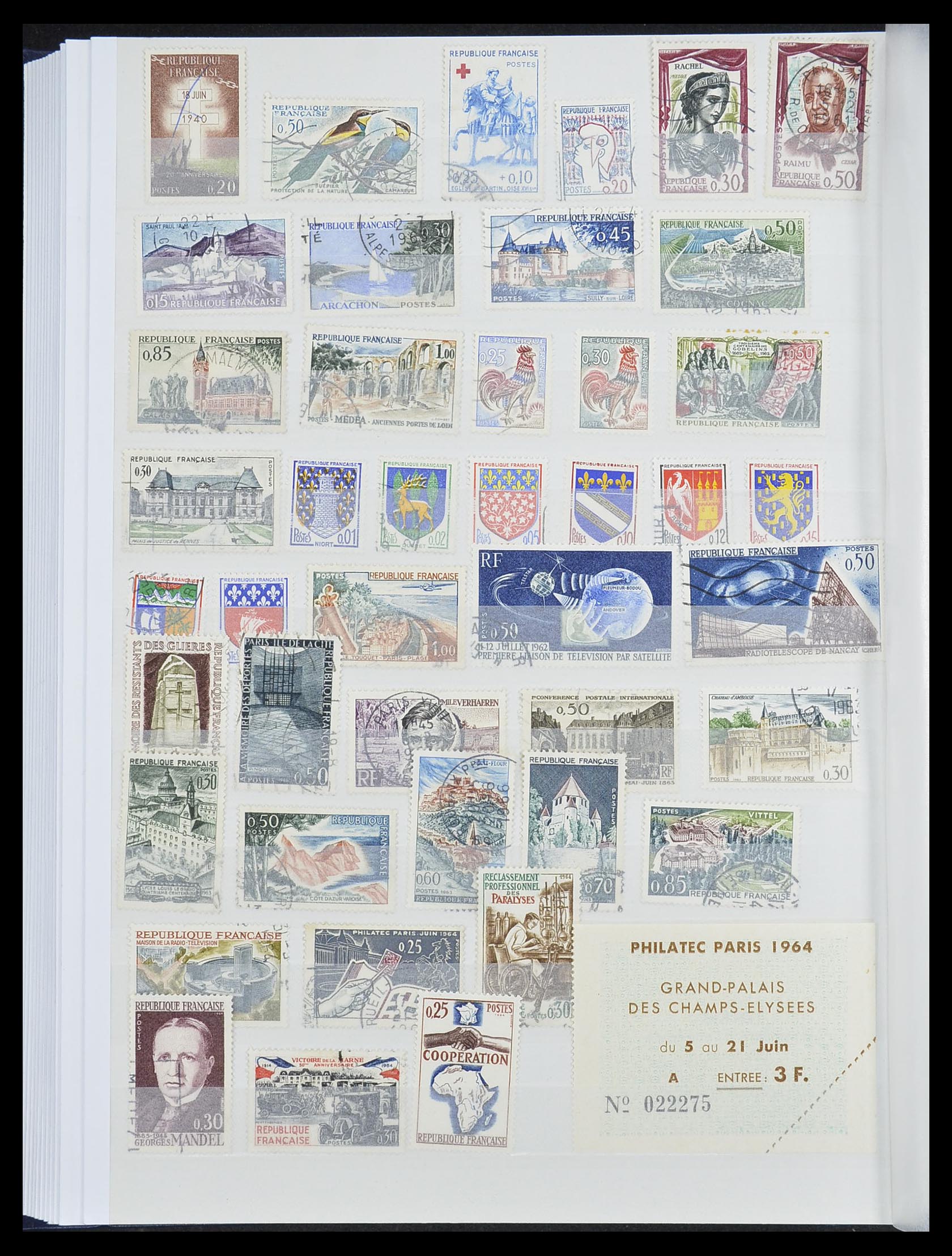 33337 028 - Postzegelverzameling 33337 Franse koloniën 1870-1996.