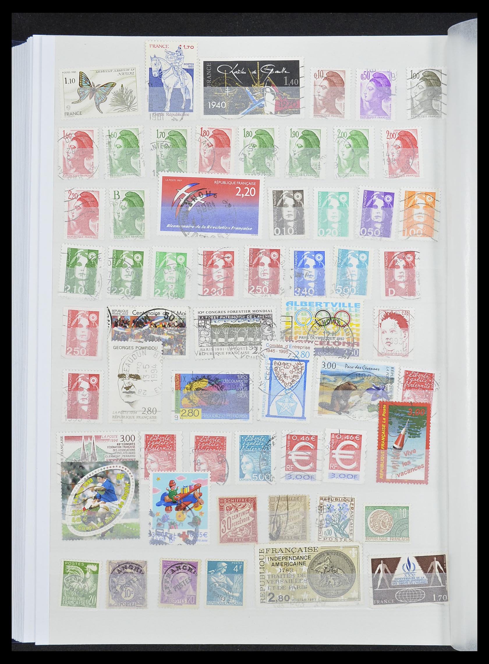 33337 032 - Postzegelverzameling 33337 Franse koloniën 1870-1996.