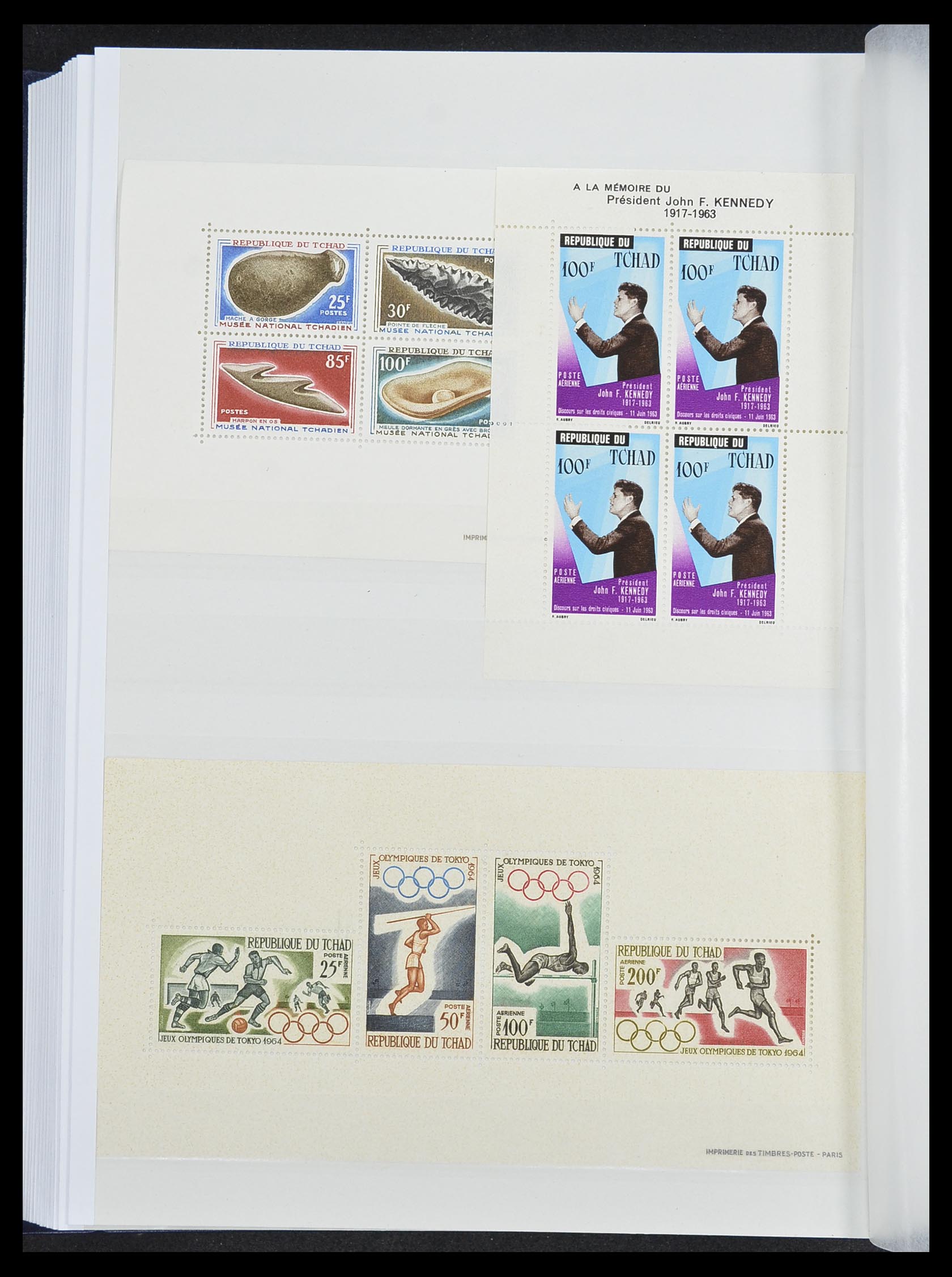 33337 034 - Postzegelverzameling 33337 Franse koloniën 1870-1996.