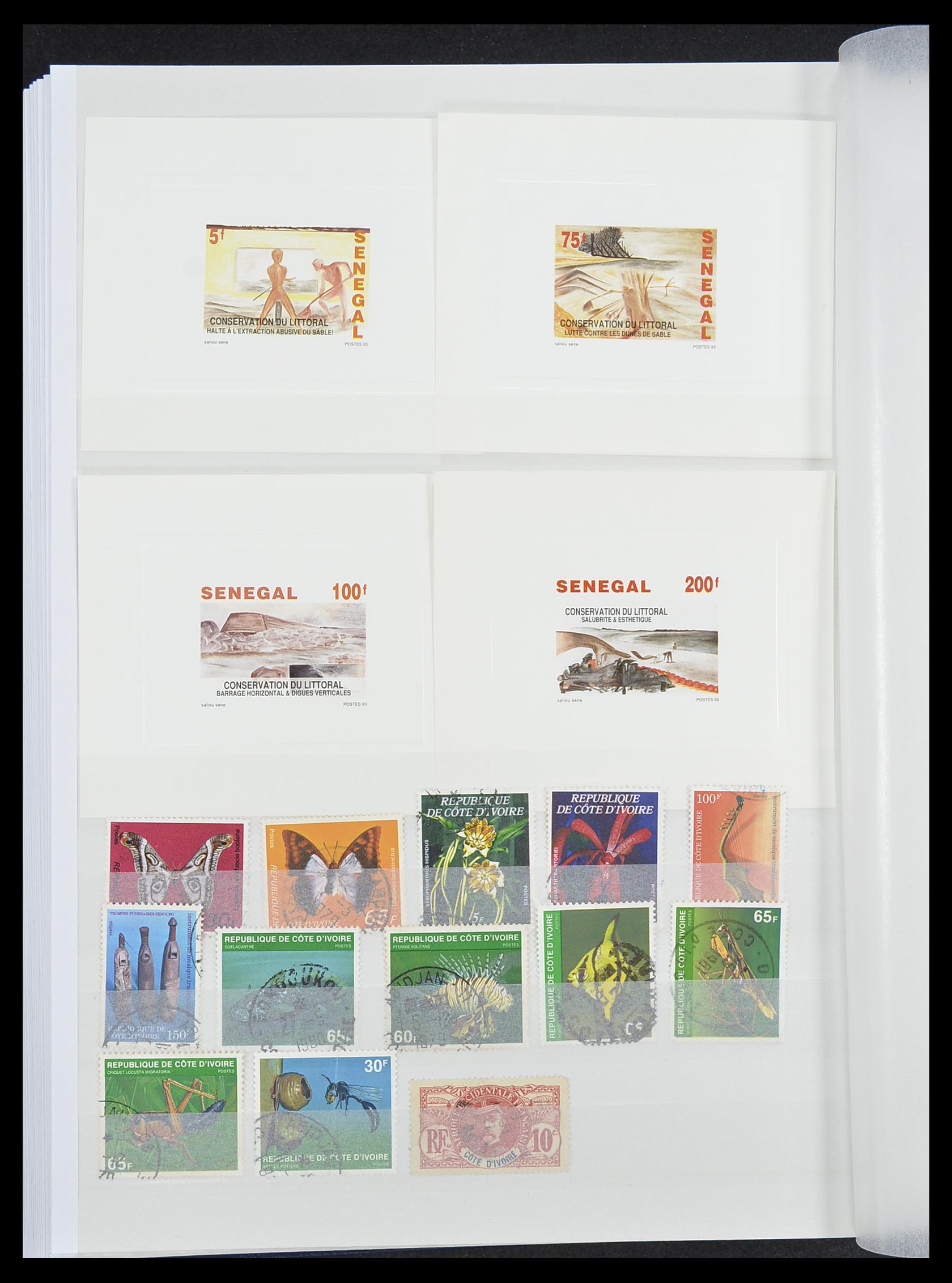 33337 047 - Postzegelverzameling 33337 Franse koloniën 1870-1996.
