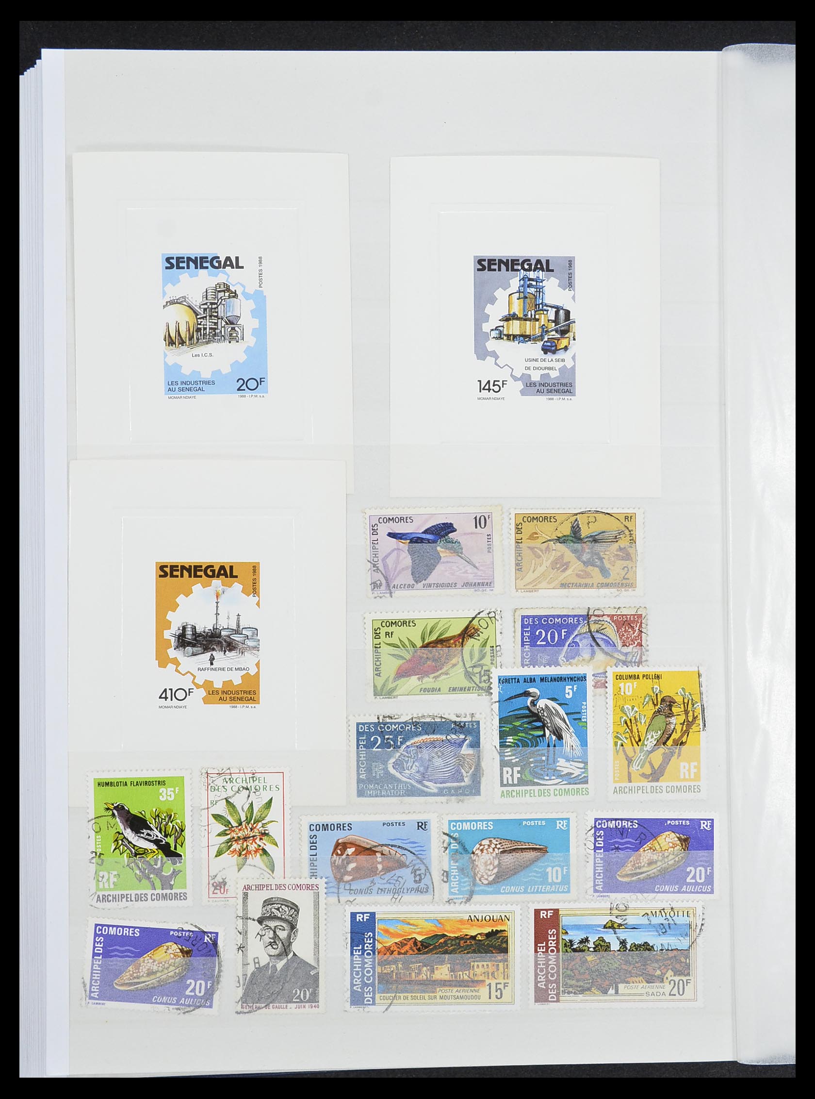 33337 048 - Postzegelverzameling 33337 Franse koloniën 1870-1996.
