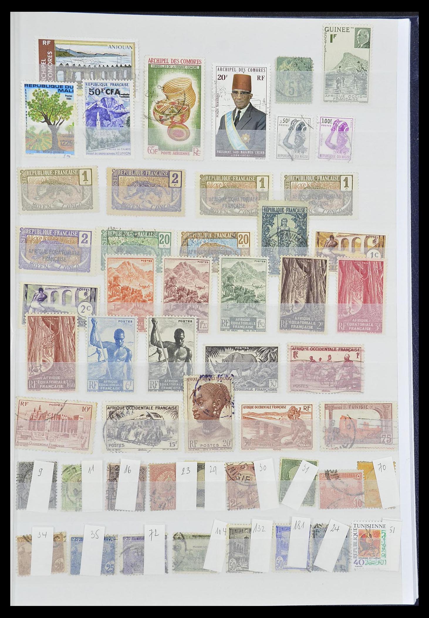 33337 049 - Postzegelverzameling 33337 Franse koloniën 1870-1996.