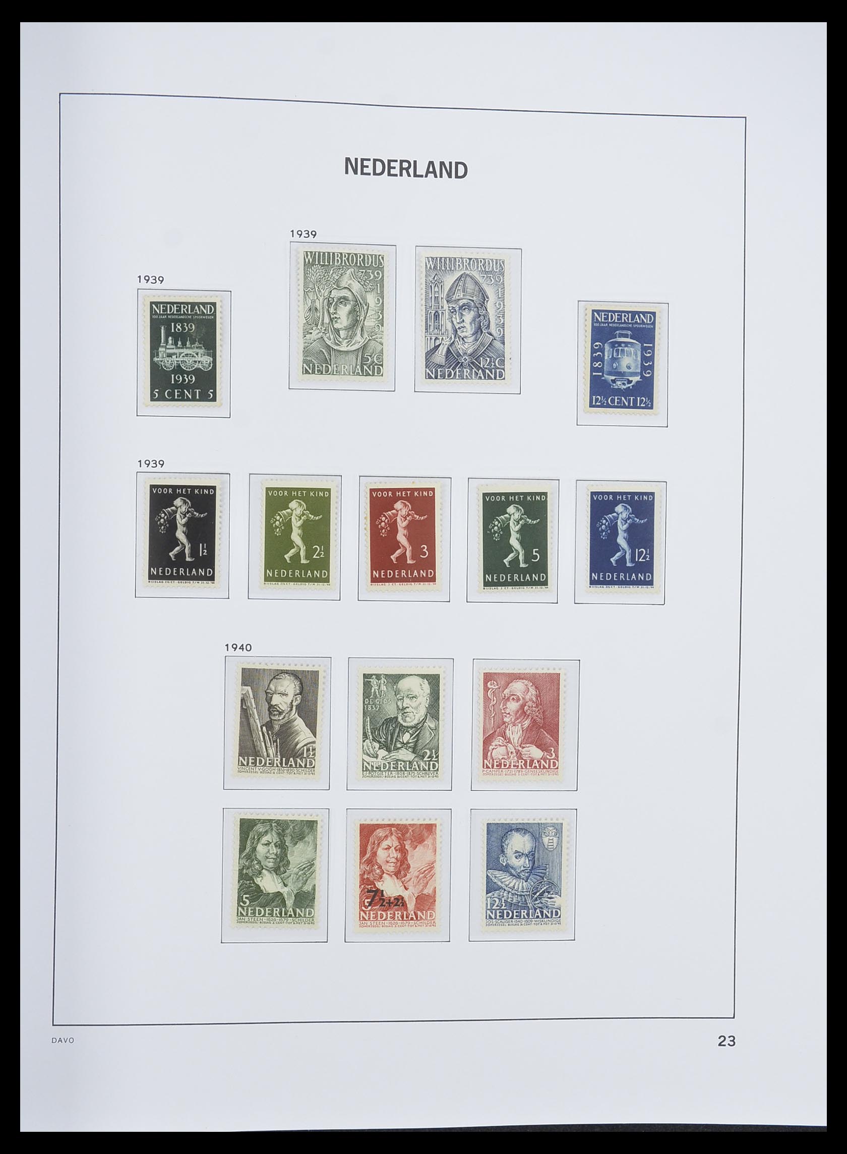 33338 021 - Stamp collection 33338 Netherlands 1876-1969.