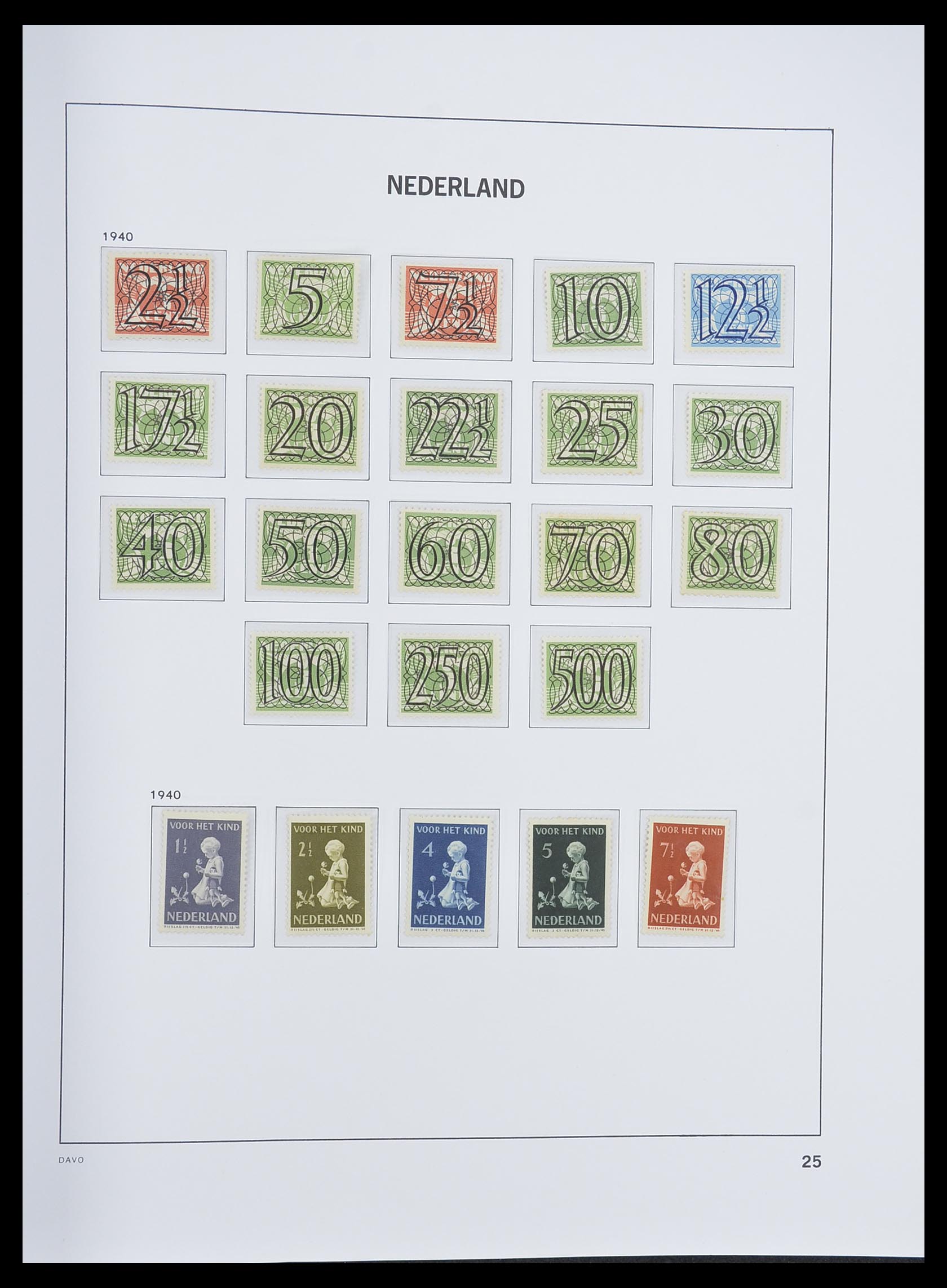 33338 023 - Stamp collection 33338 Netherlands 1876-1969.