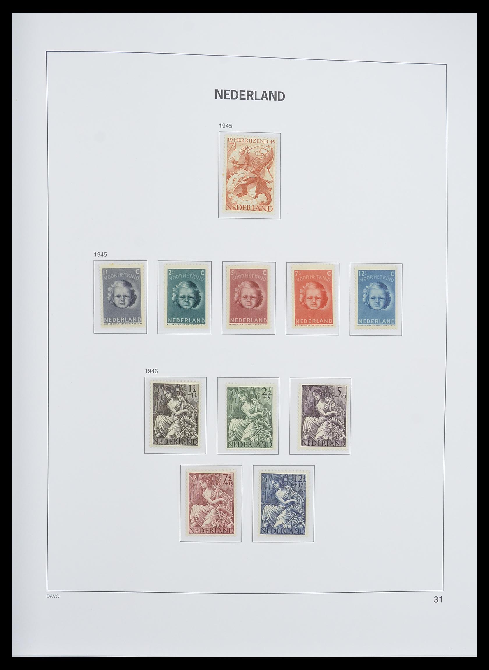 33338 045 - Stamp collection 33338 Netherlands 1876-1969.