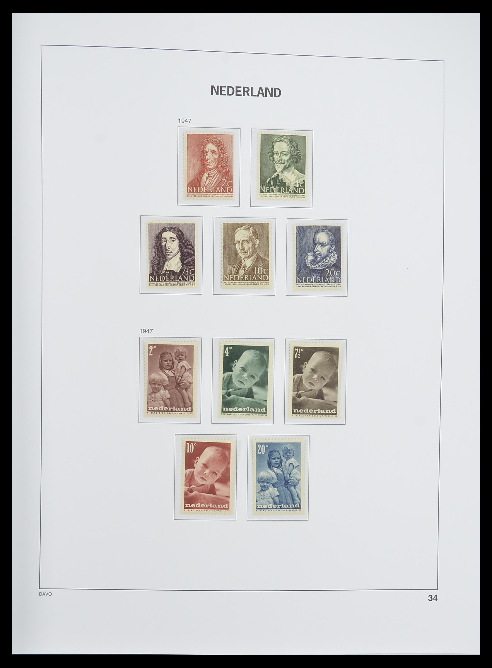 33338 048 - Stamp collection 33338 Netherlands 1876-1969.