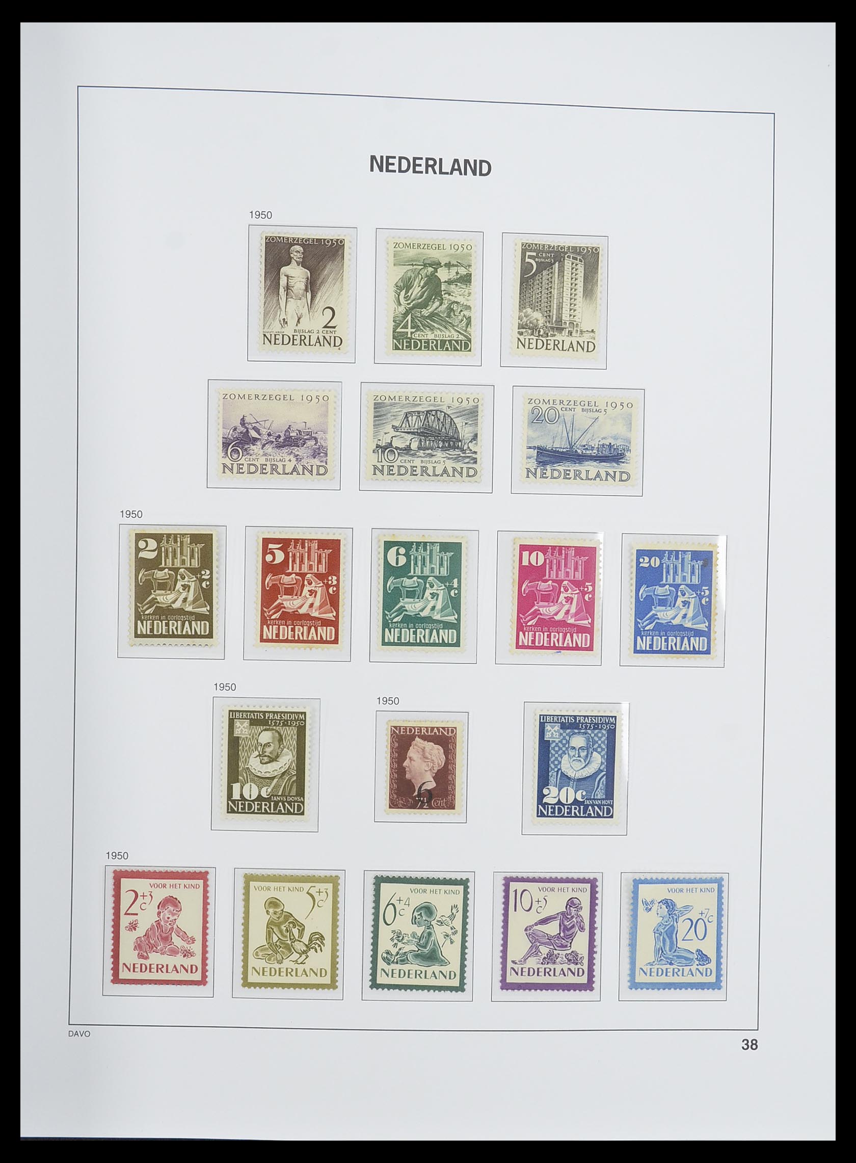 33338 052 - Stamp collection 33338 Netherlands 1876-1969.