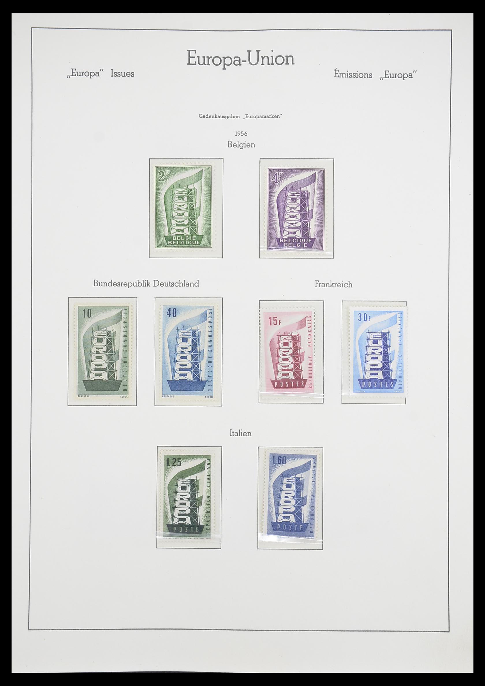 33339 001 - Postzegelverzameling 33339 Europa CEPT 1956-1990.
