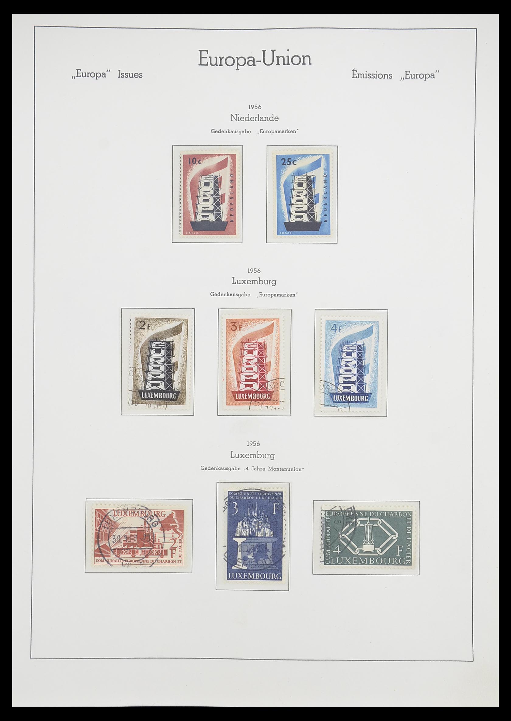 33339 002 - Postzegelverzameling 33339 Europa CEPT 1956-1990.
