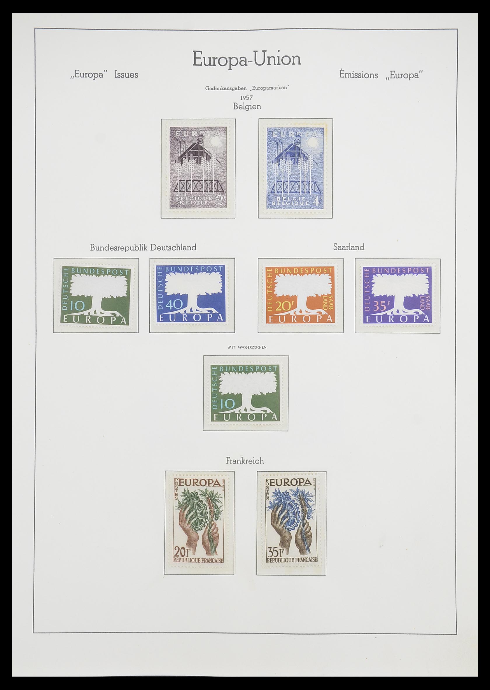 33339 003 - Postzegelverzameling 33339 Europa CEPT 1956-1990.