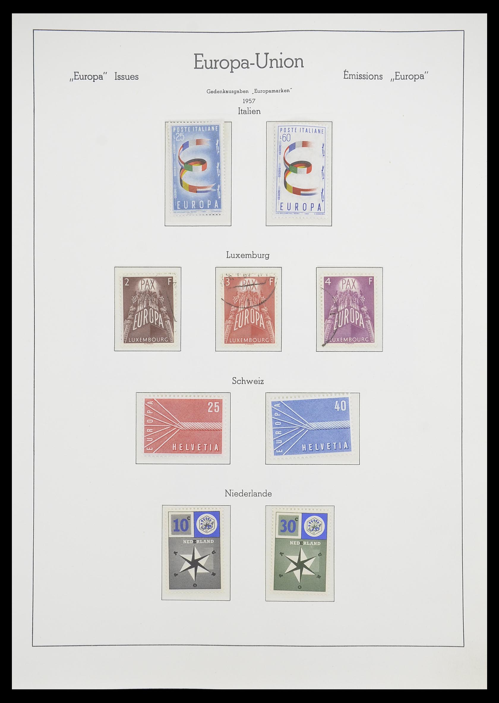 33339 004 - Postzegelverzameling 33339 Europa CEPT 1956-1990.