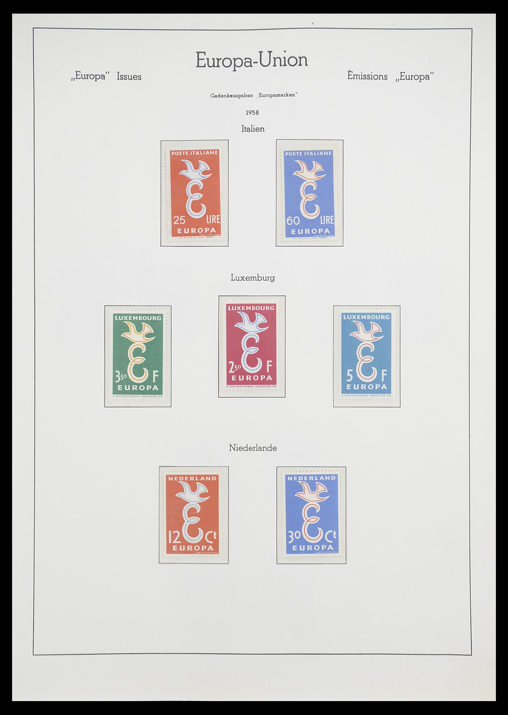 33339 006 - Postzegelverzameling 33339 Europa CEPT 1956-1990.