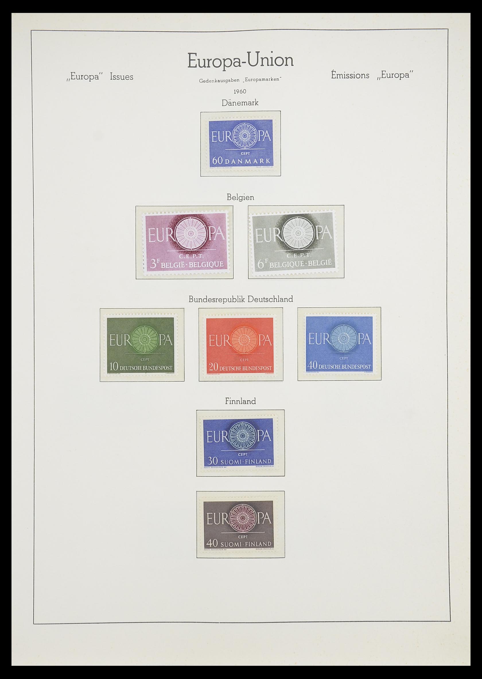33339 008 - Postzegelverzameling 33339 Europa CEPT 1956-1990.