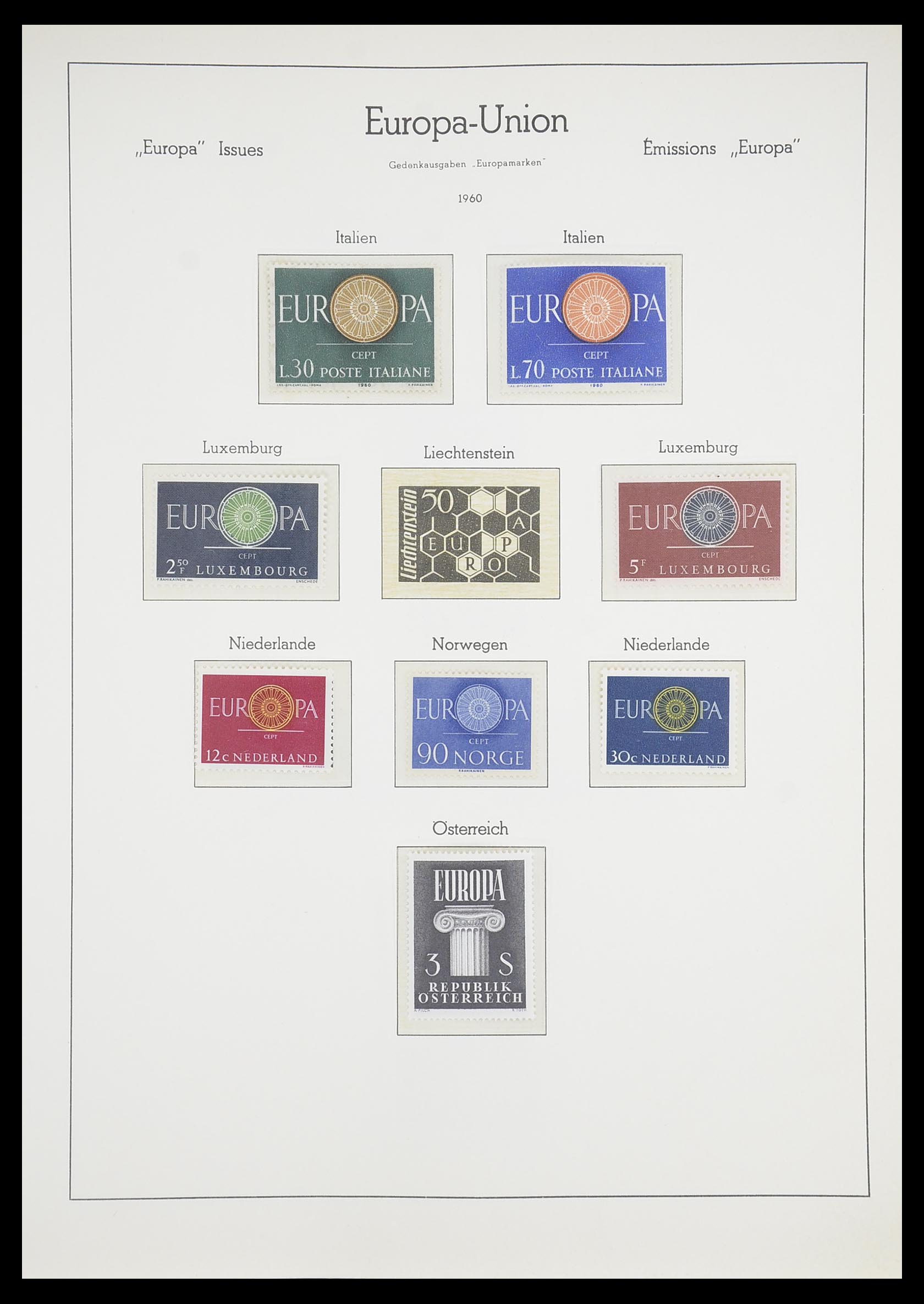 33339 010 - Postzegelverzameling 33339 Europa CEPT 1956-1990.