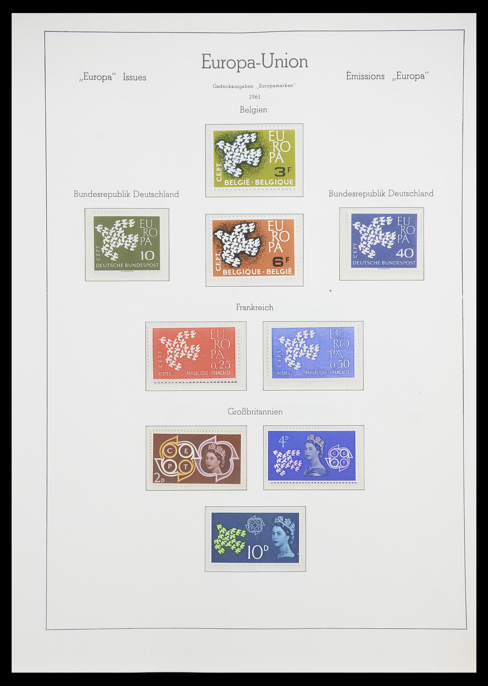 33339 012 - Postzegelverzameling 33339 Europa CEPT 1956-1990.