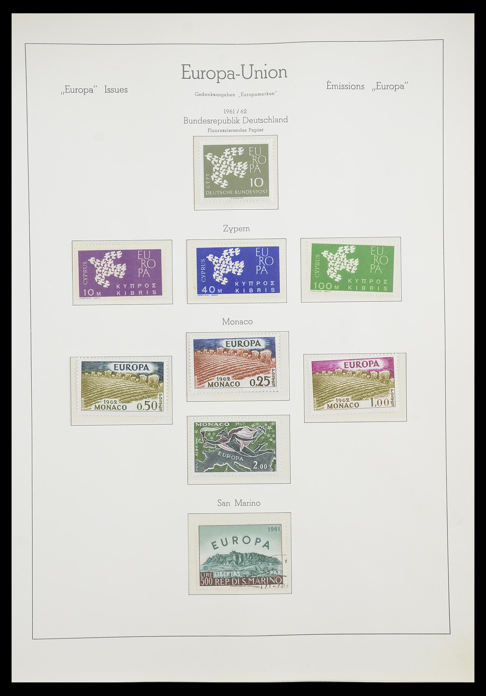 33339 015 - Postzegelverzameling 33339 Europa CEPT 1956-1990.