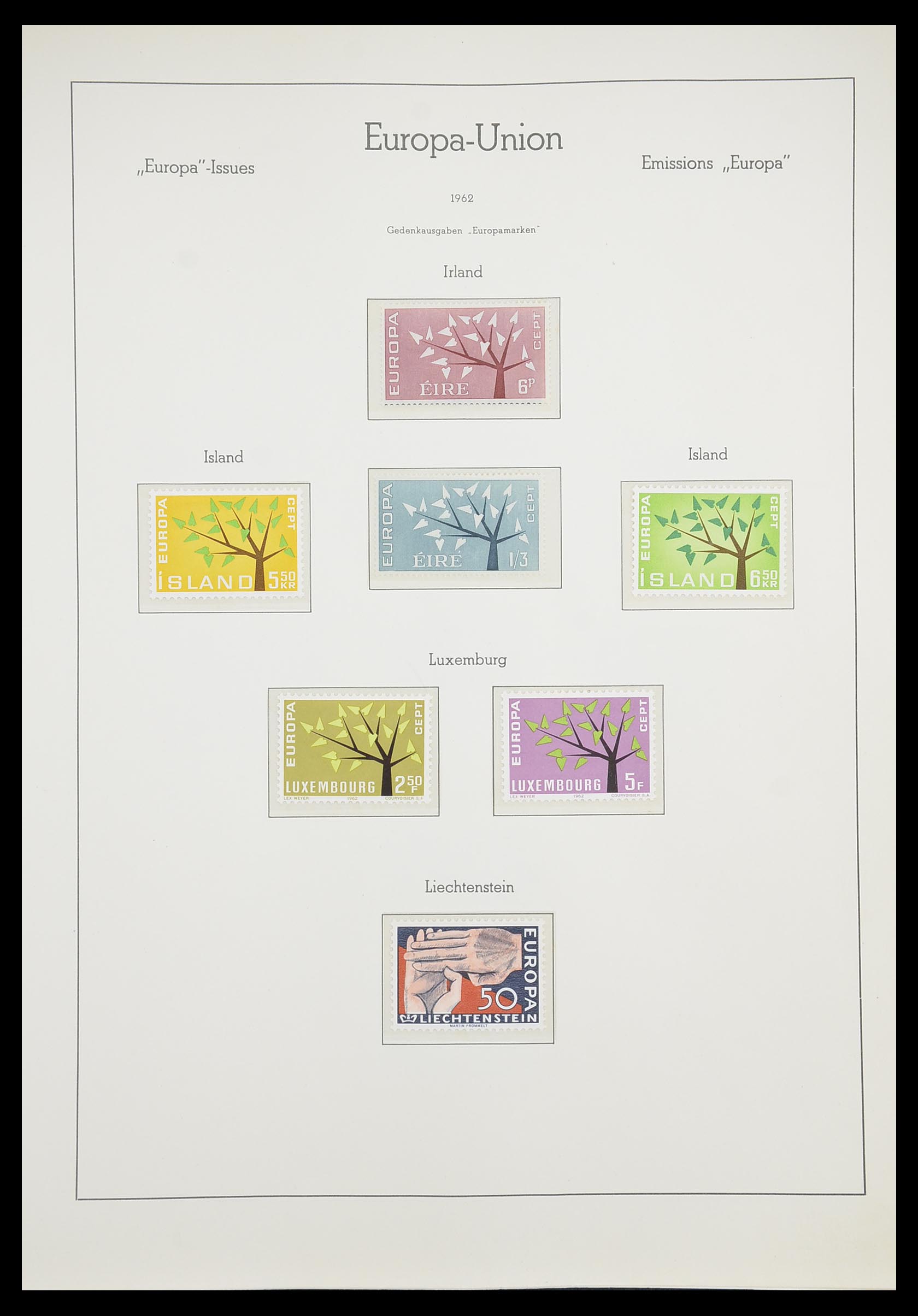 33339 017 - Postzegelverzameling 33339 Europa CEPT 1956-1990.